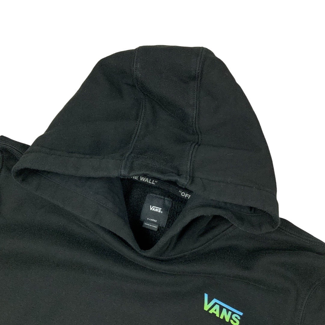 Vintage Y2K Vans Hoodie Black L