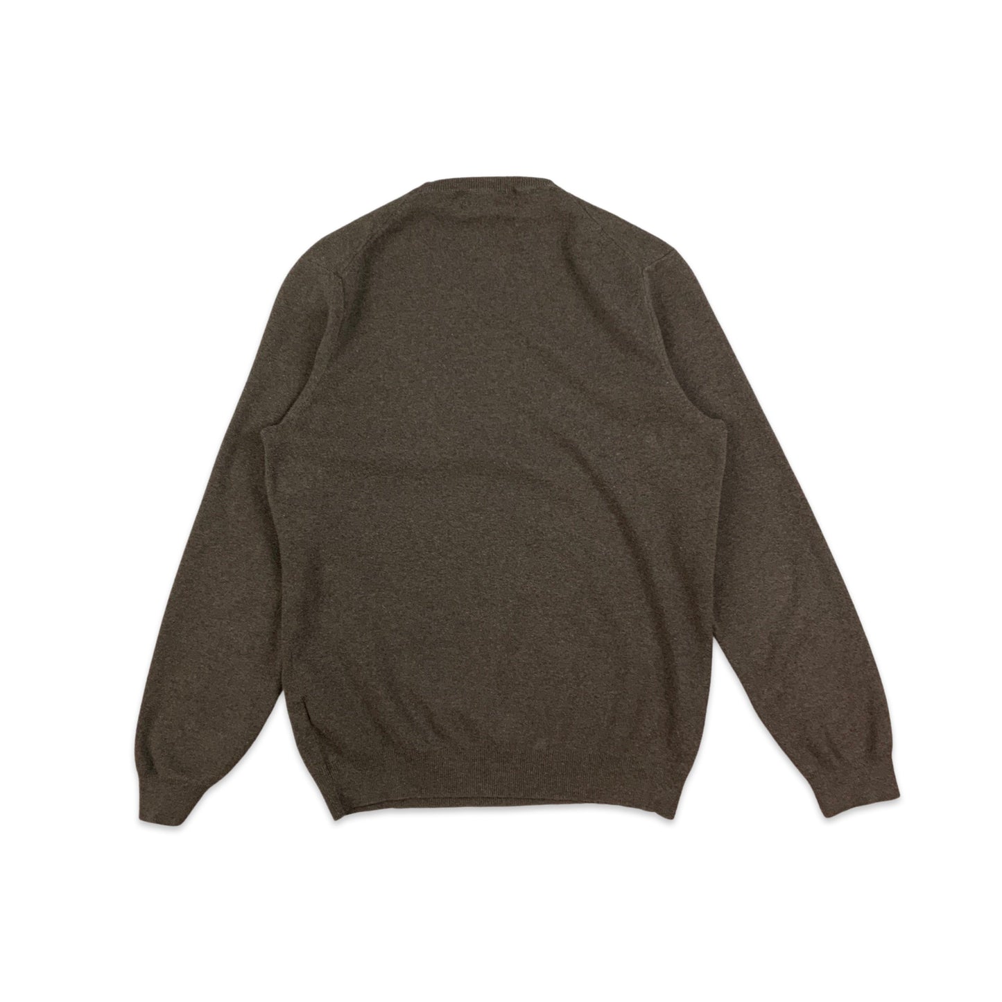 Vintage Ralph Lauren Brown V-neck Jumper XS S