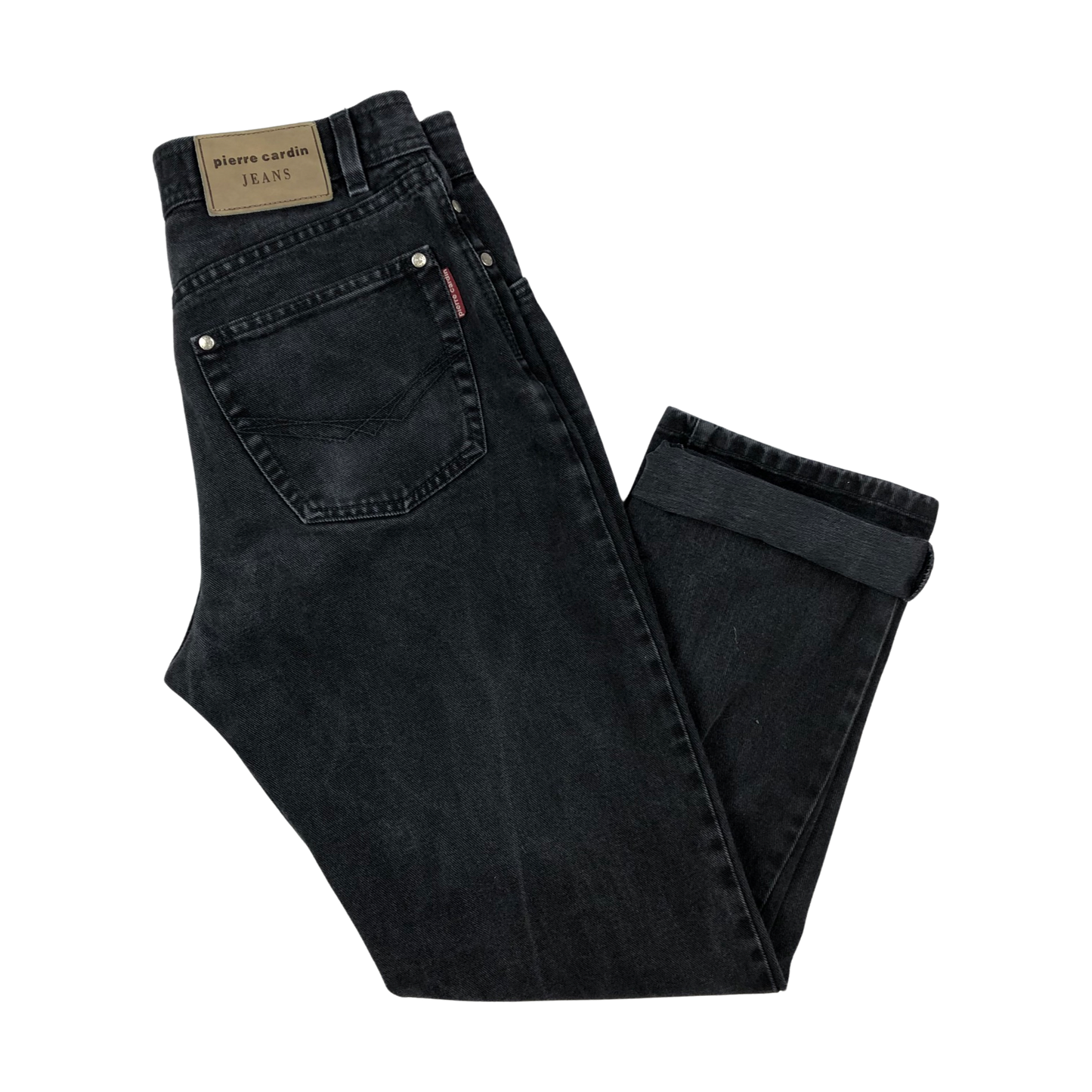 Vintage Pierre Cardin Black Jeans 32W 30L