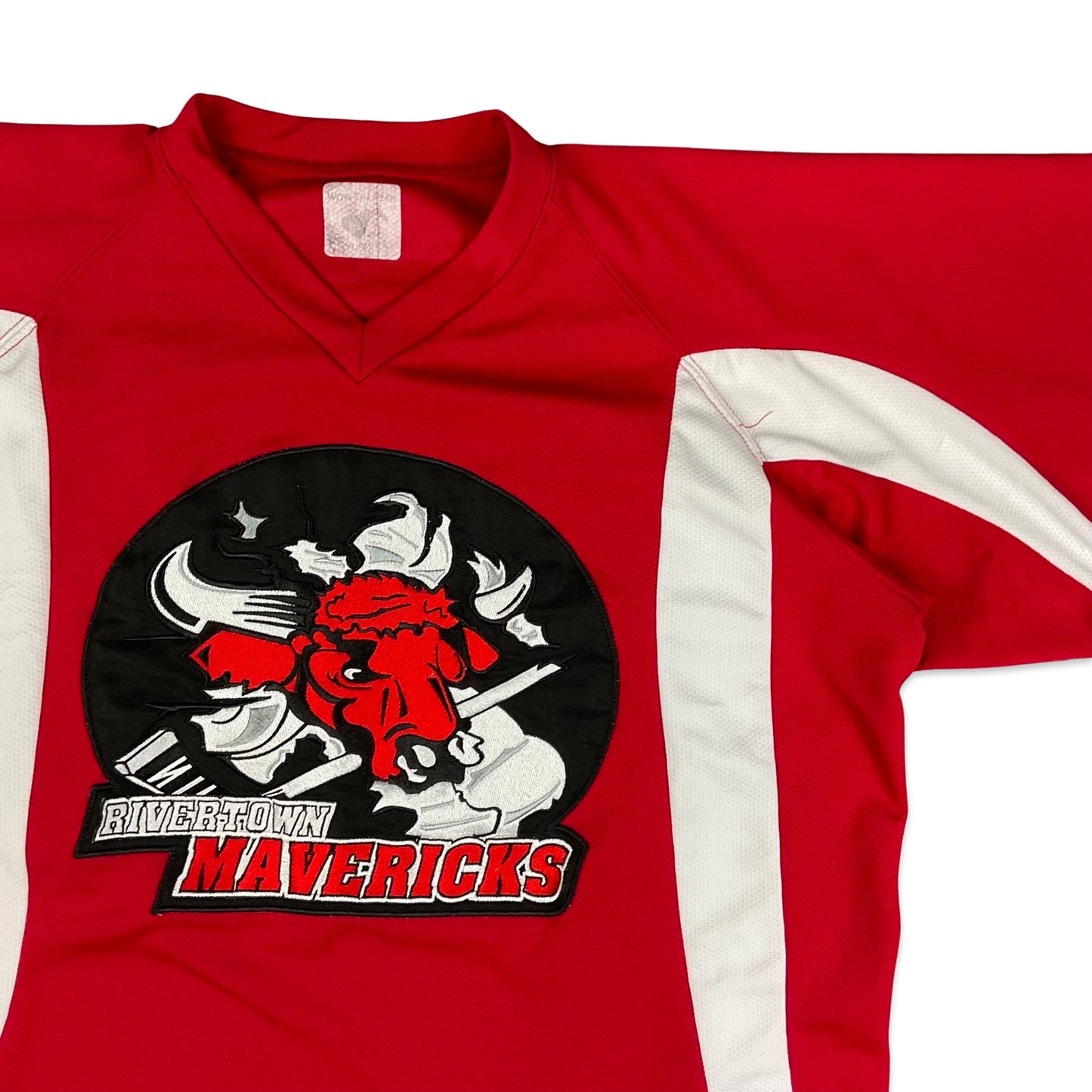 Red White Hockey Jersey M L