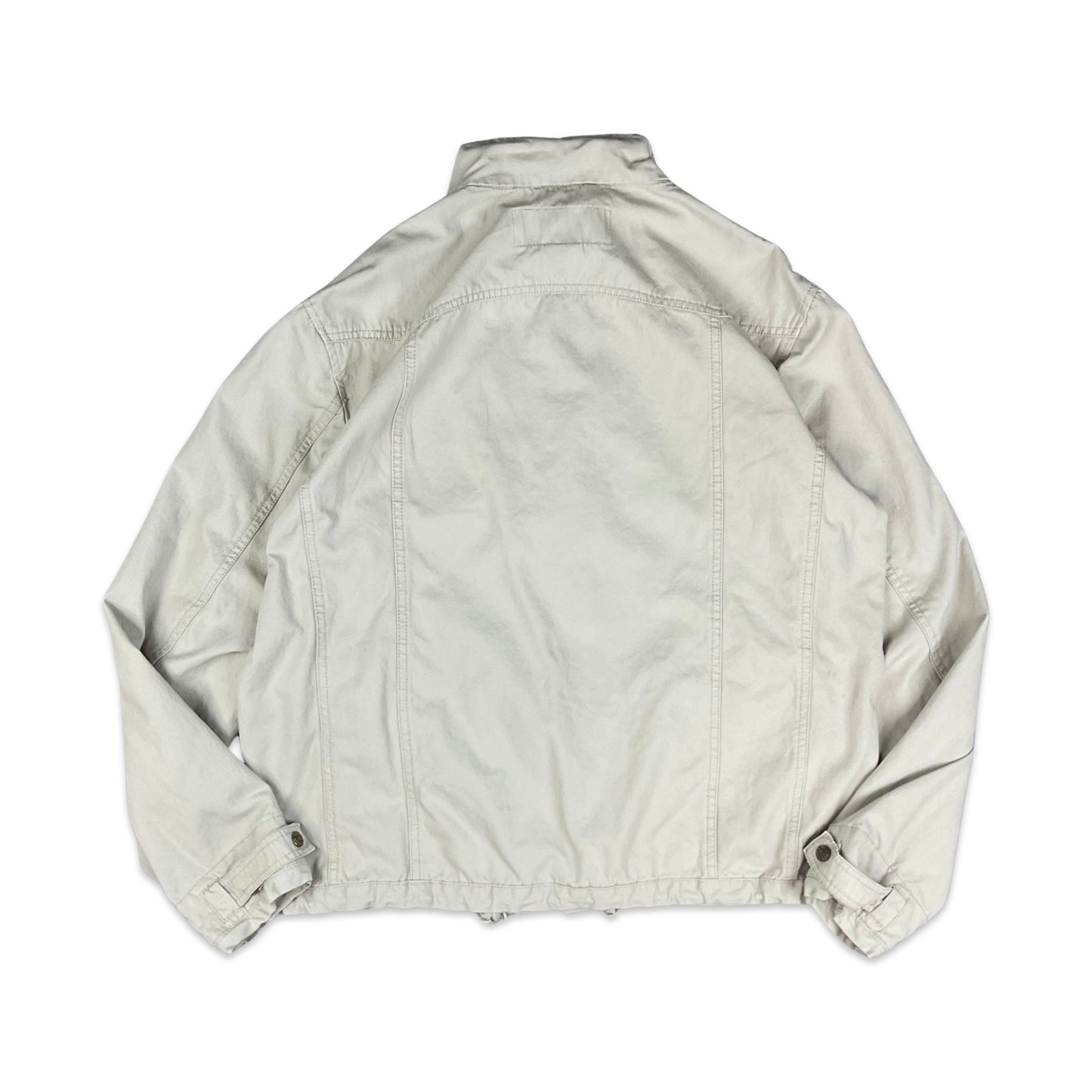 Columbia Beige Canvas Jacket L XL