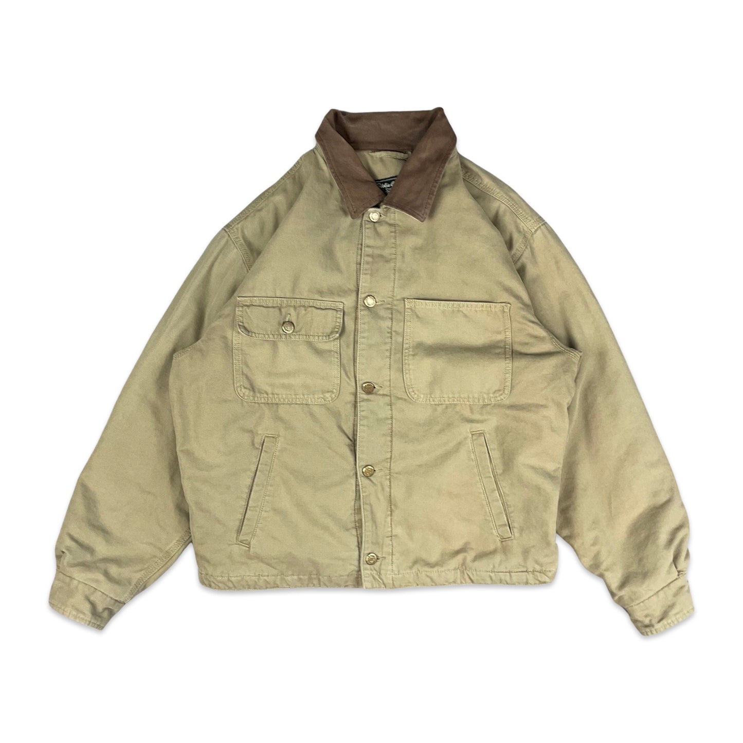 Eddie Bauer Brown Canvas Jacket M L