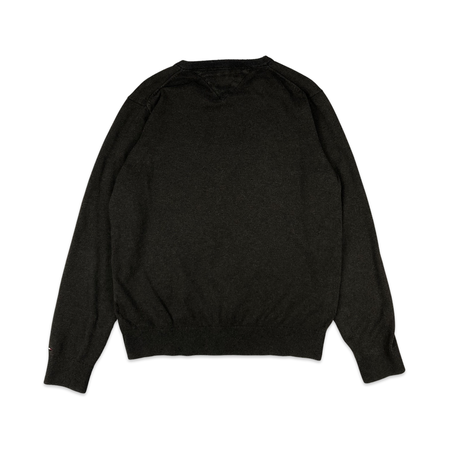 Tommy Hilfiger Brown V Neck Knit Jumper M