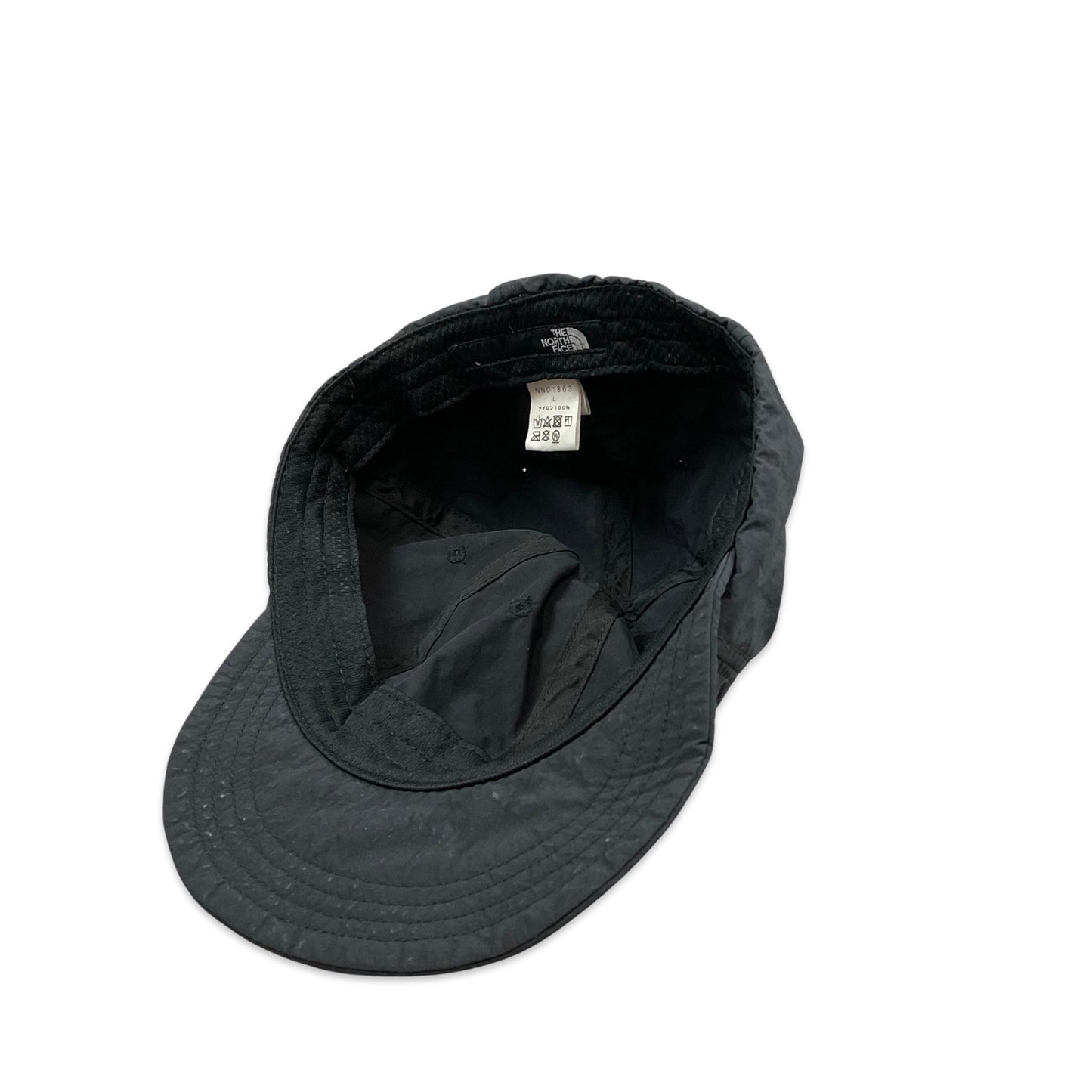 00s Vintage Black North Face Snap-Back Cap