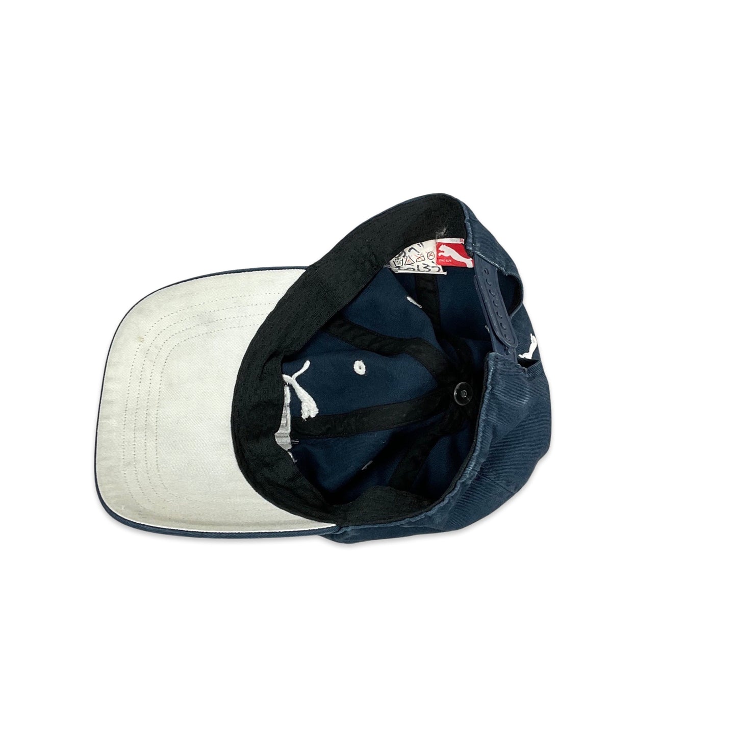 00s Vintage Navy White Puma Baseball Cap