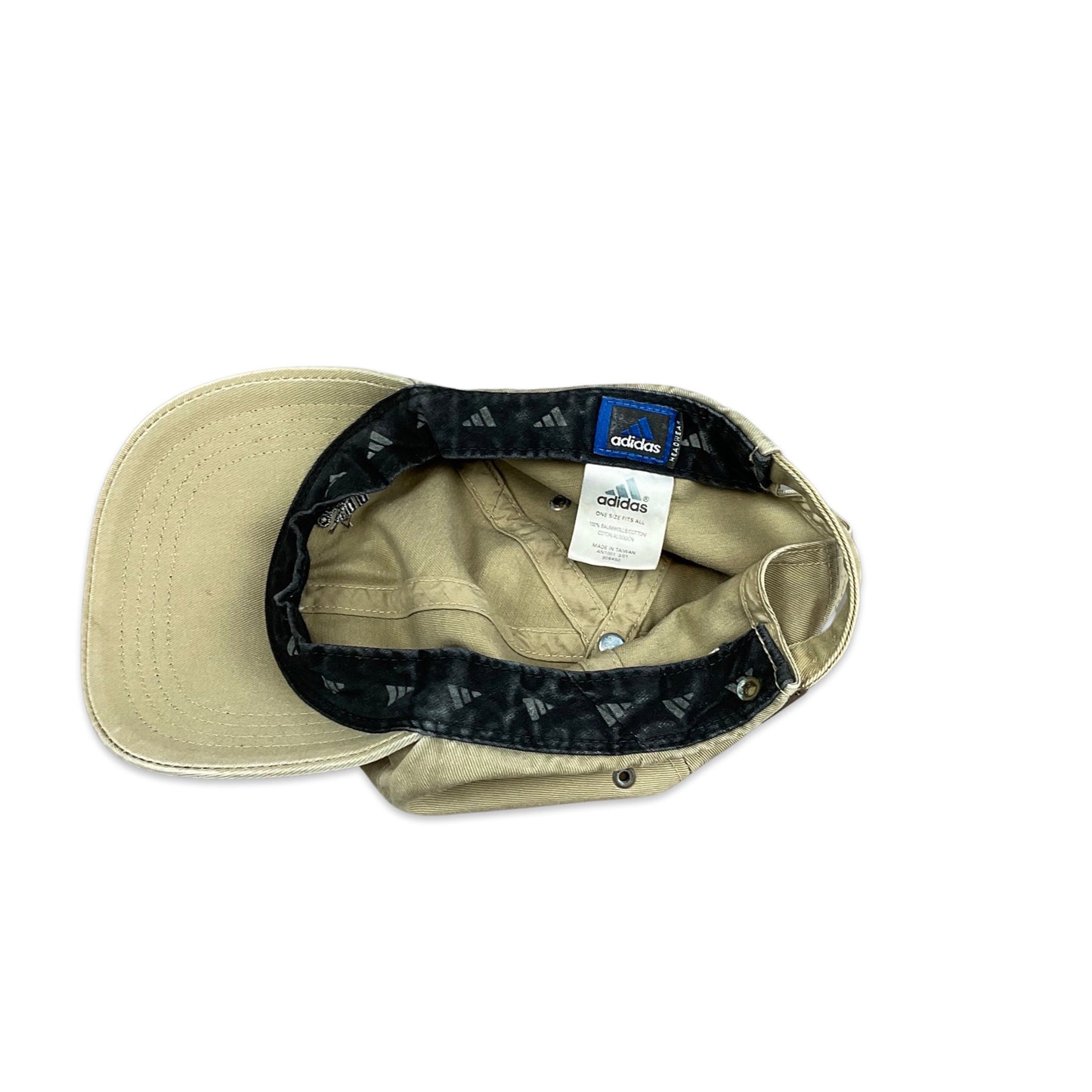 90s 00s Vintage Beige Adidas Cap