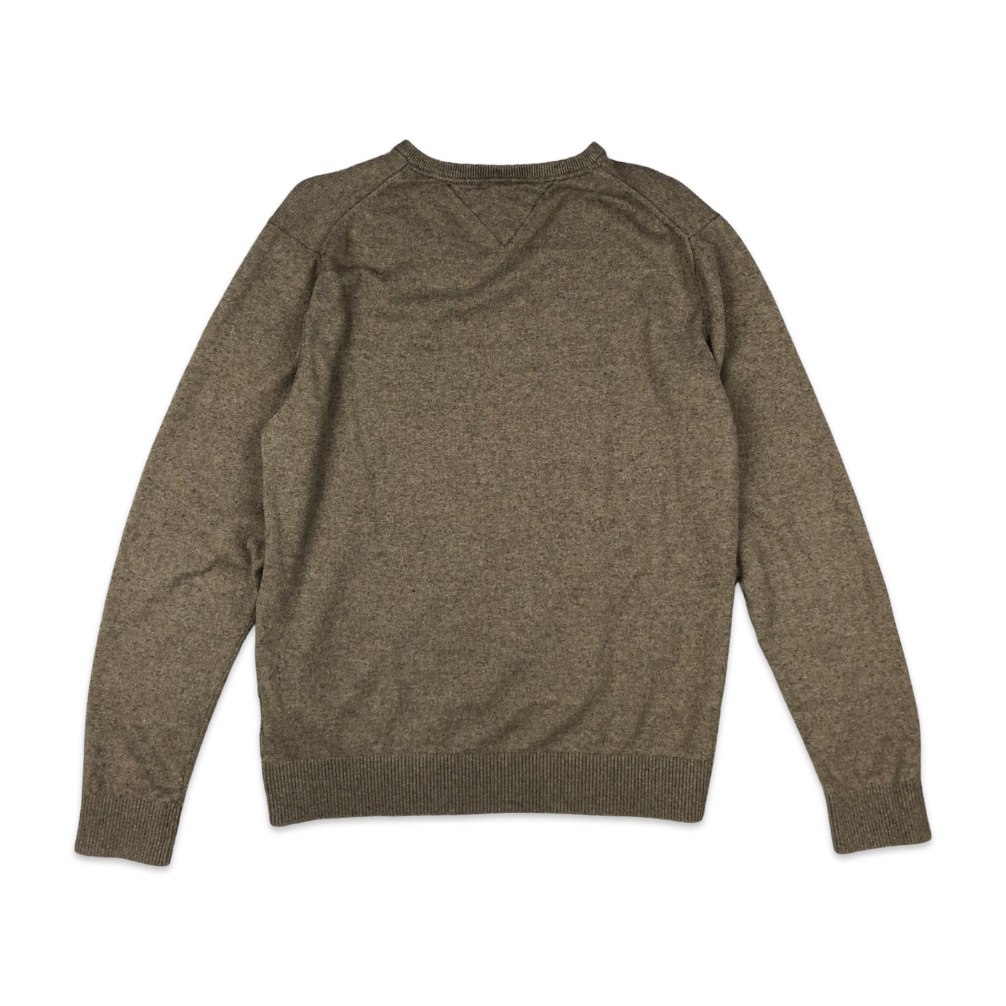 Vintage Y2K Preloved Tommy Hilfiger Brown Knit Jumper XL