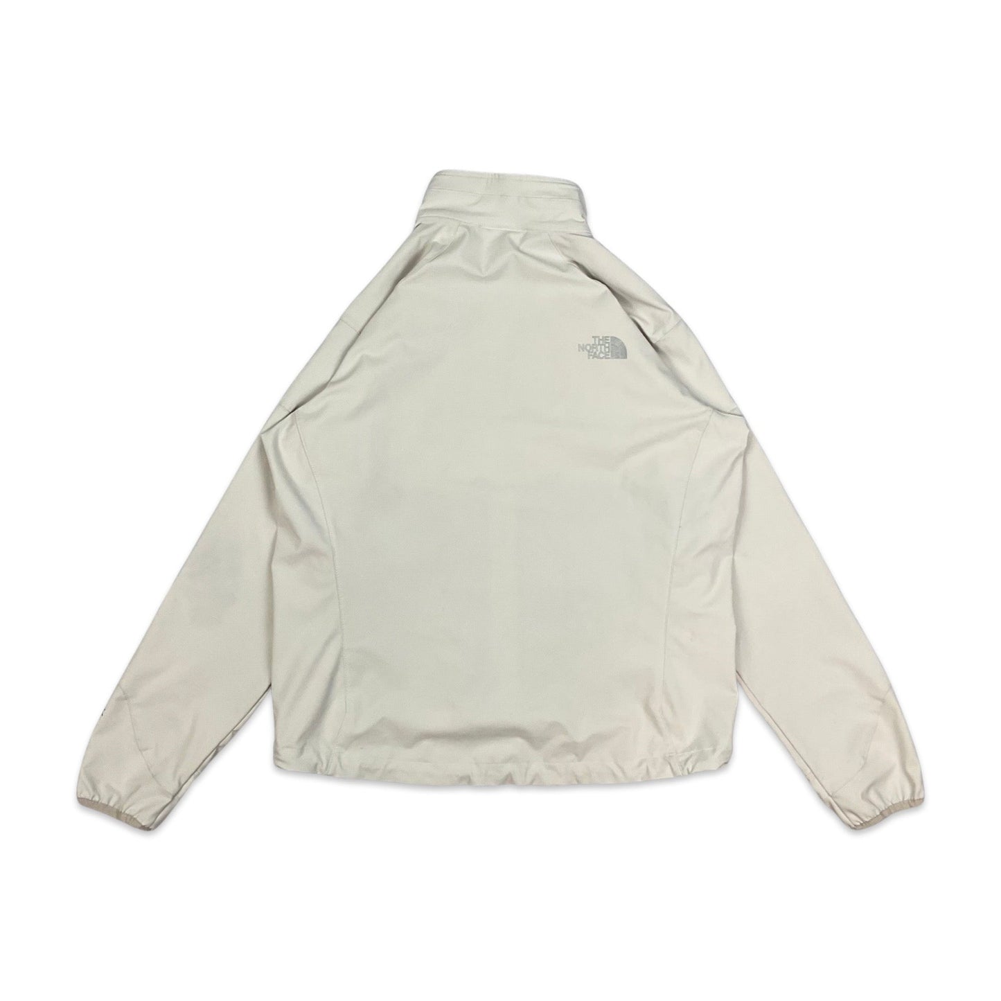 The North Face White Soft Shell Zip Up Jacket 16 18 20