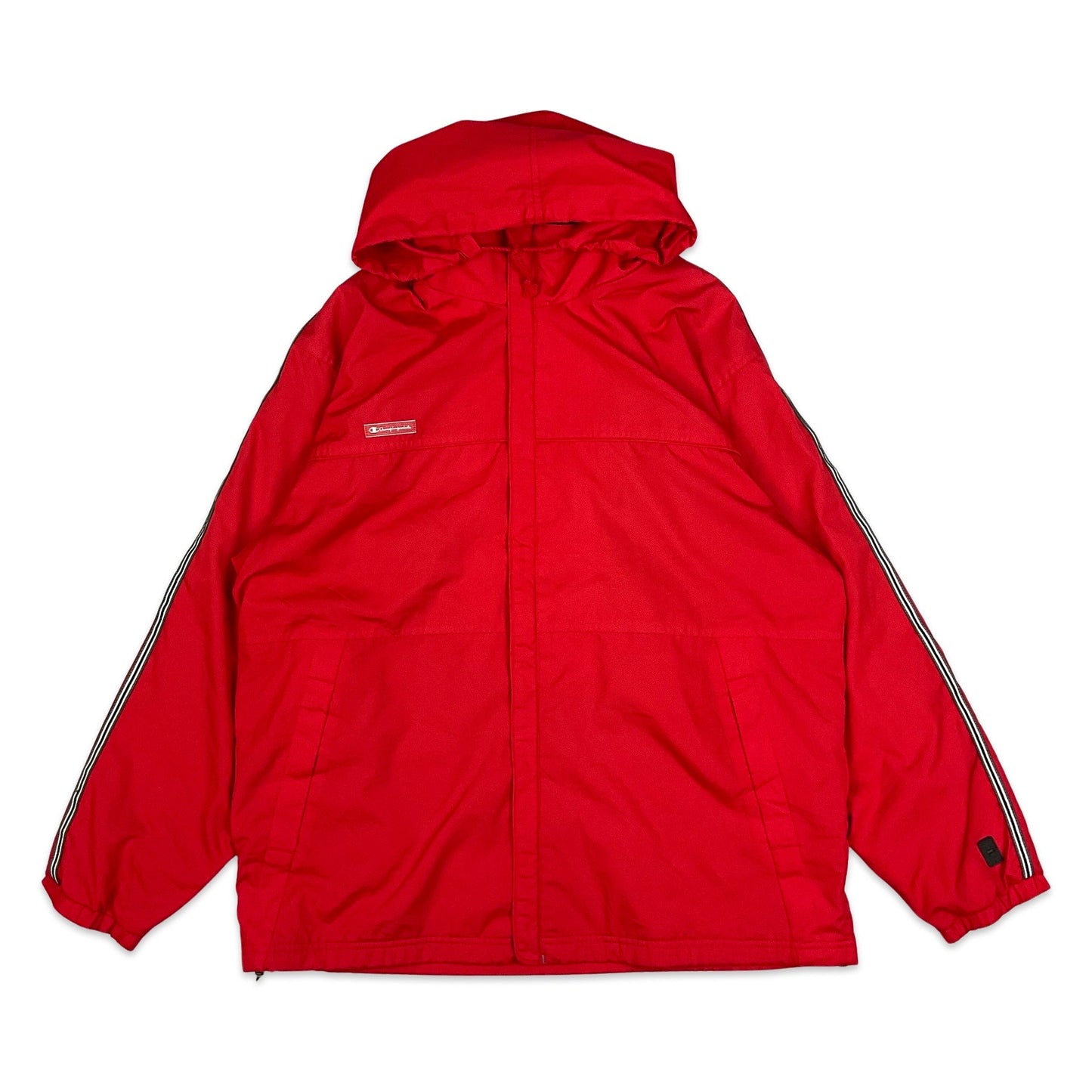 Vintage 90s Champion Red Windbreaker M L XL
