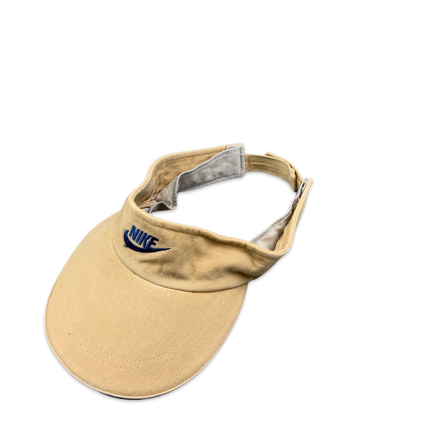 Vintage Nike Beige Golf Visor Cap