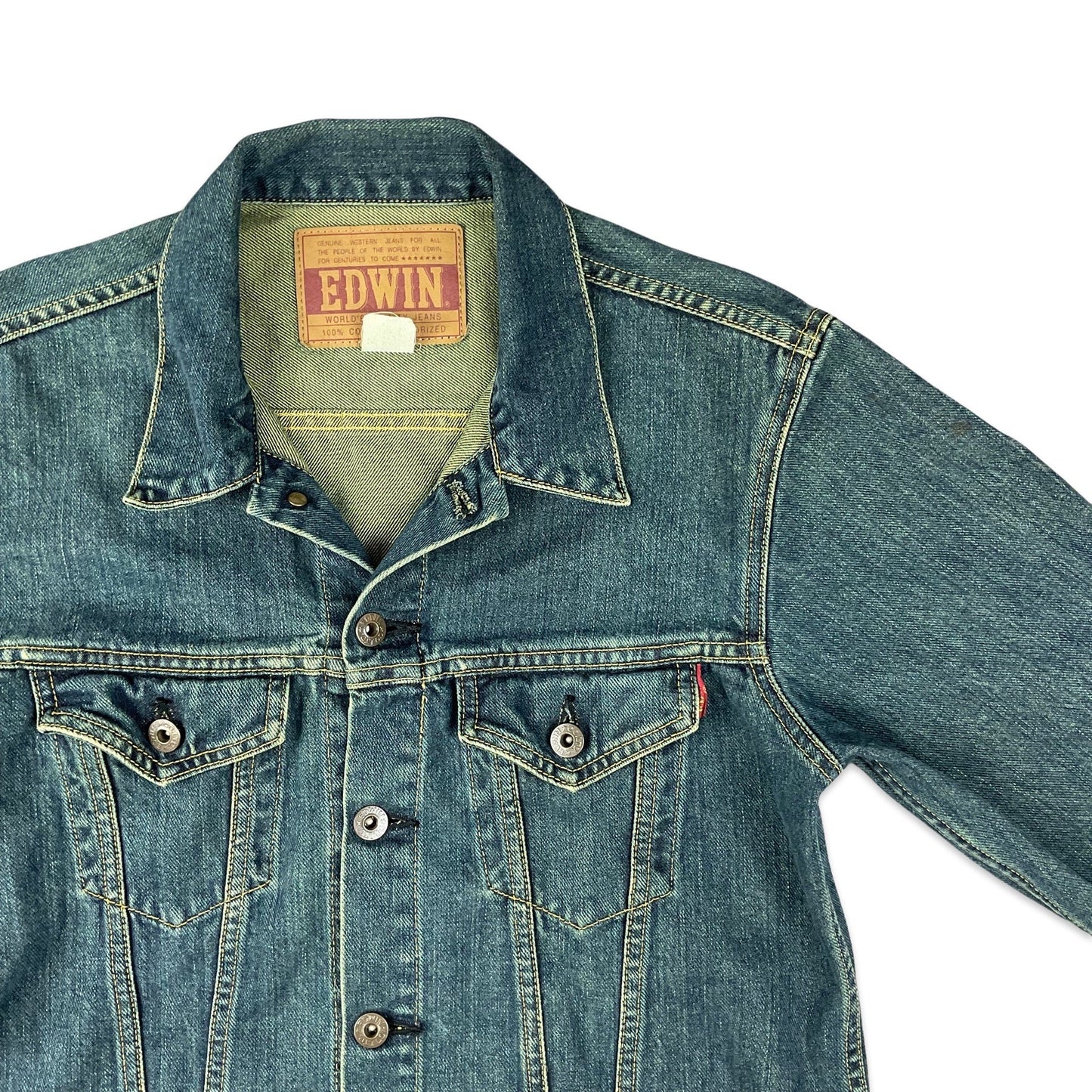Vintage Edwin Blue Denim Jacket S M