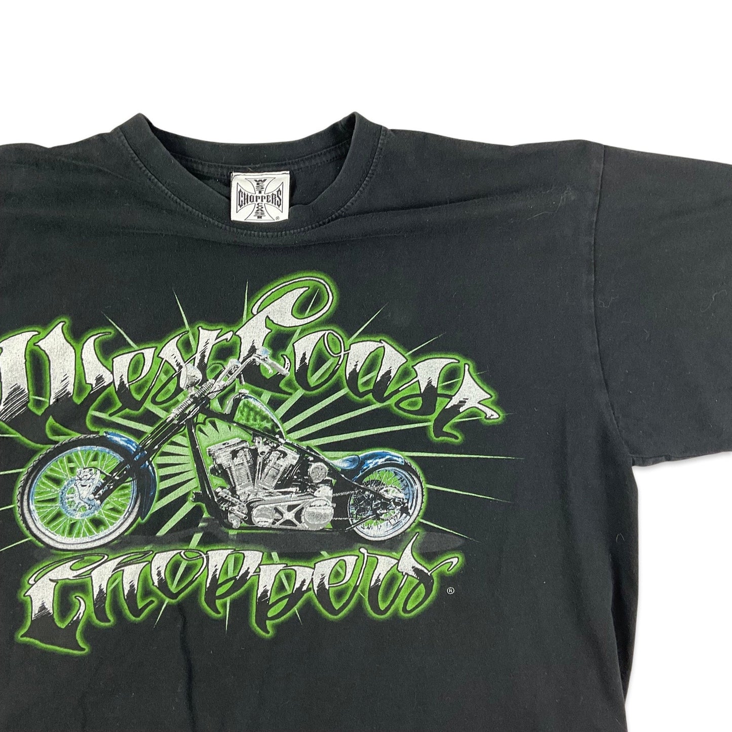 Vintage West Coast Choppers Black Graphic Tee M L