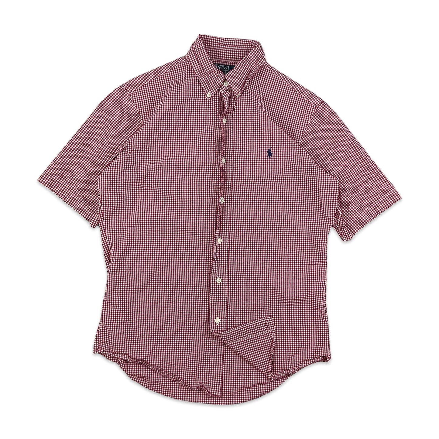 Vintage Ralph Lauren Red & White Gingham Shirt S M