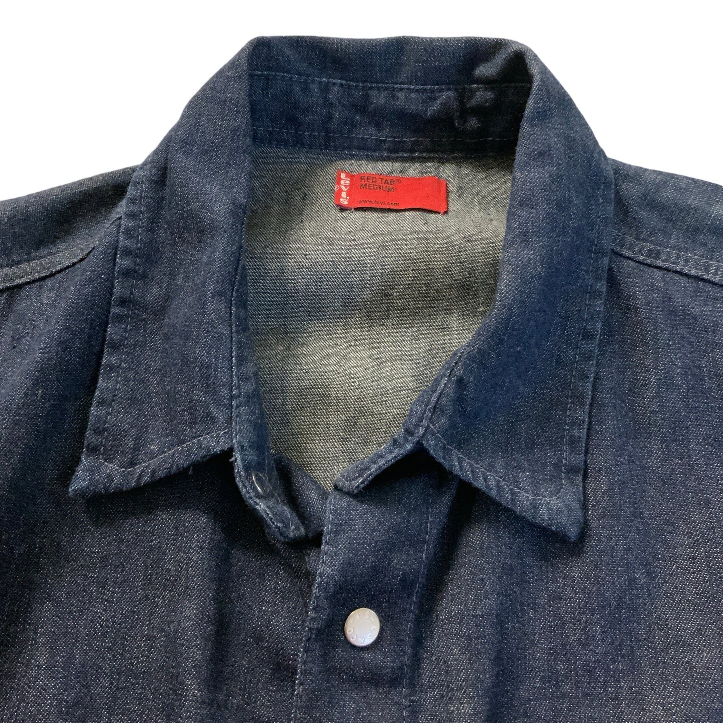 Vintage 90s 00s y2k Levis Red Tab Denim Shirt S M