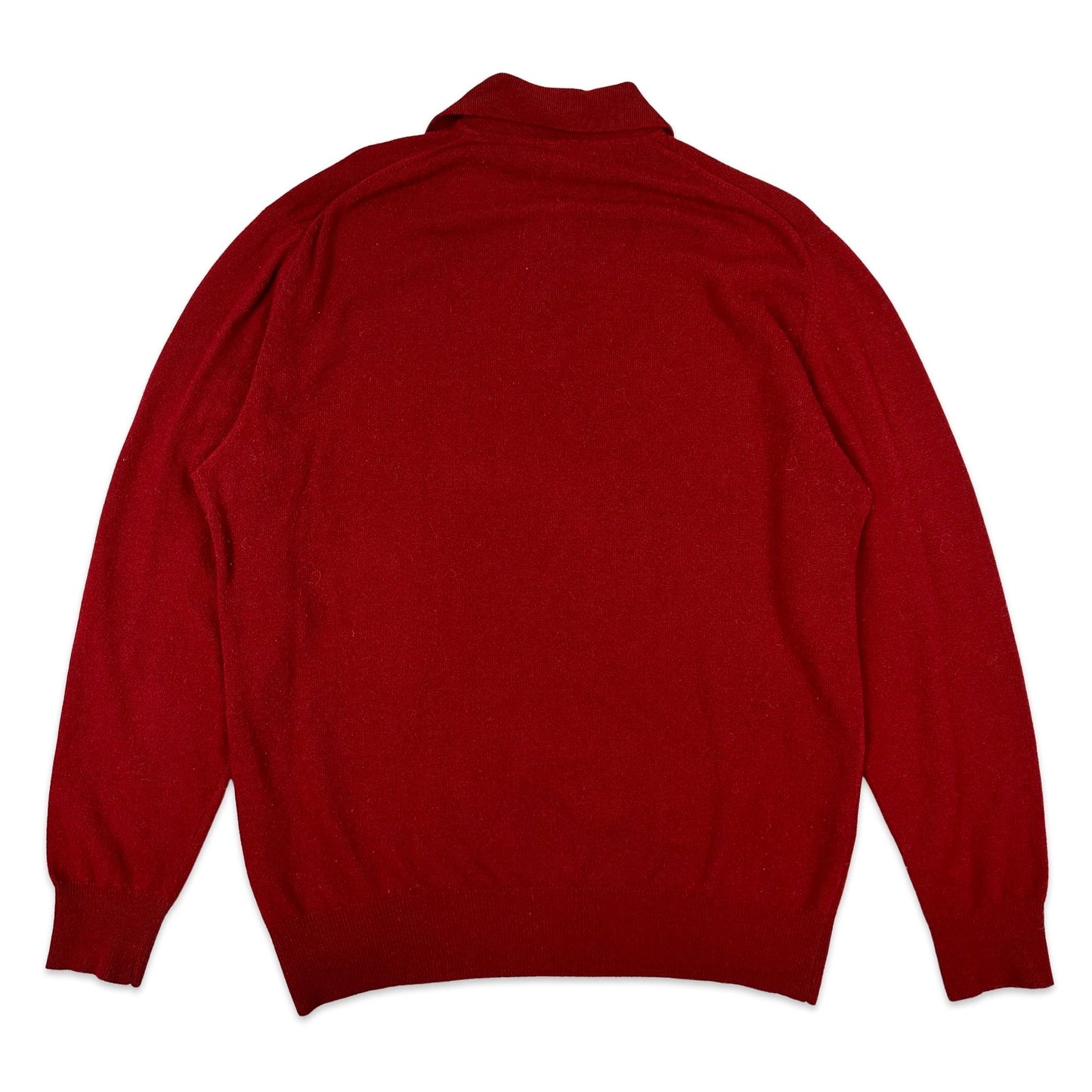 Vintage Burgundy Kappa Branded Knit Jumper XL