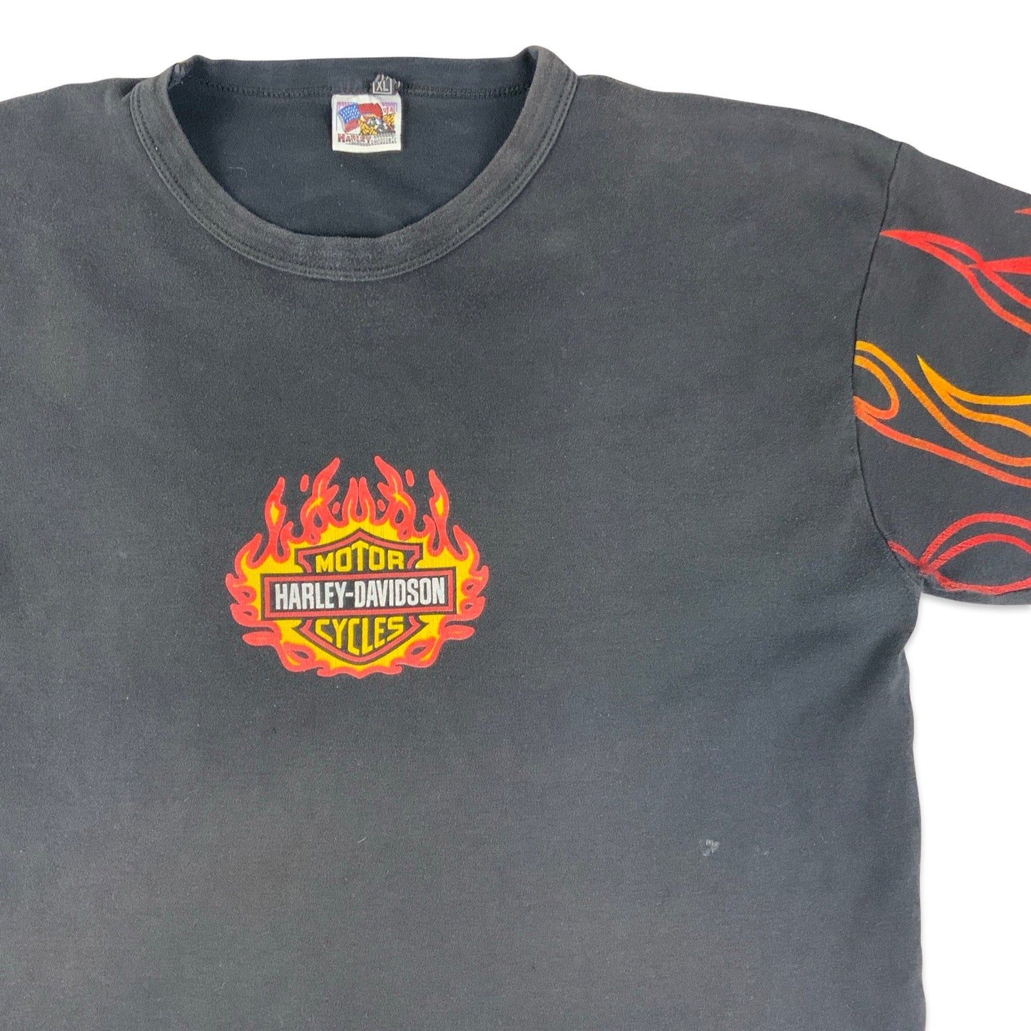 Harley Davidson Black Graphic Tee M L