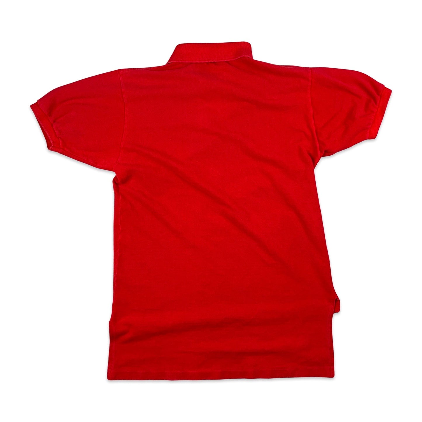 Vintage 70s Lacoste Red Polo Shirt Rare S M