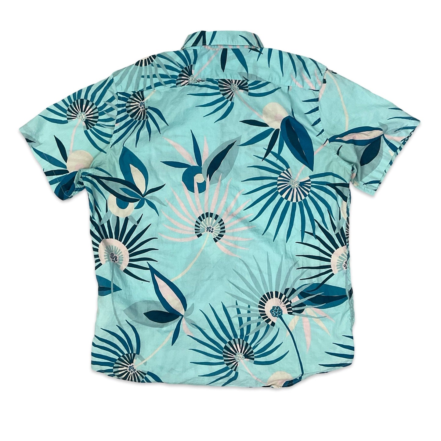 Billabong Blue Abstract Print Shirt L XL