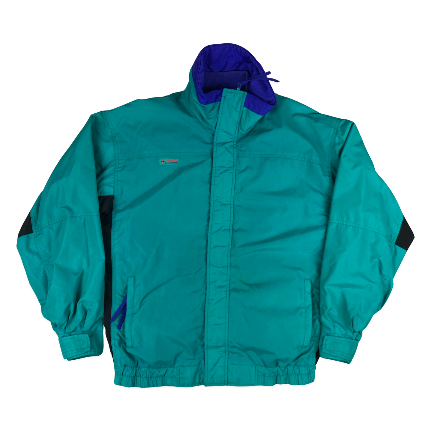 Vintage Columbia Teal Raincoat 3XL