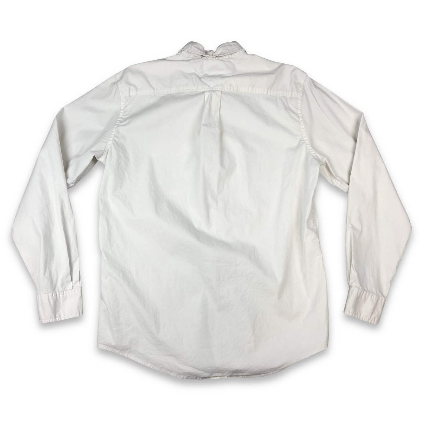 Vintage Tommy Hilfiger Plain White Cotton Shirt L