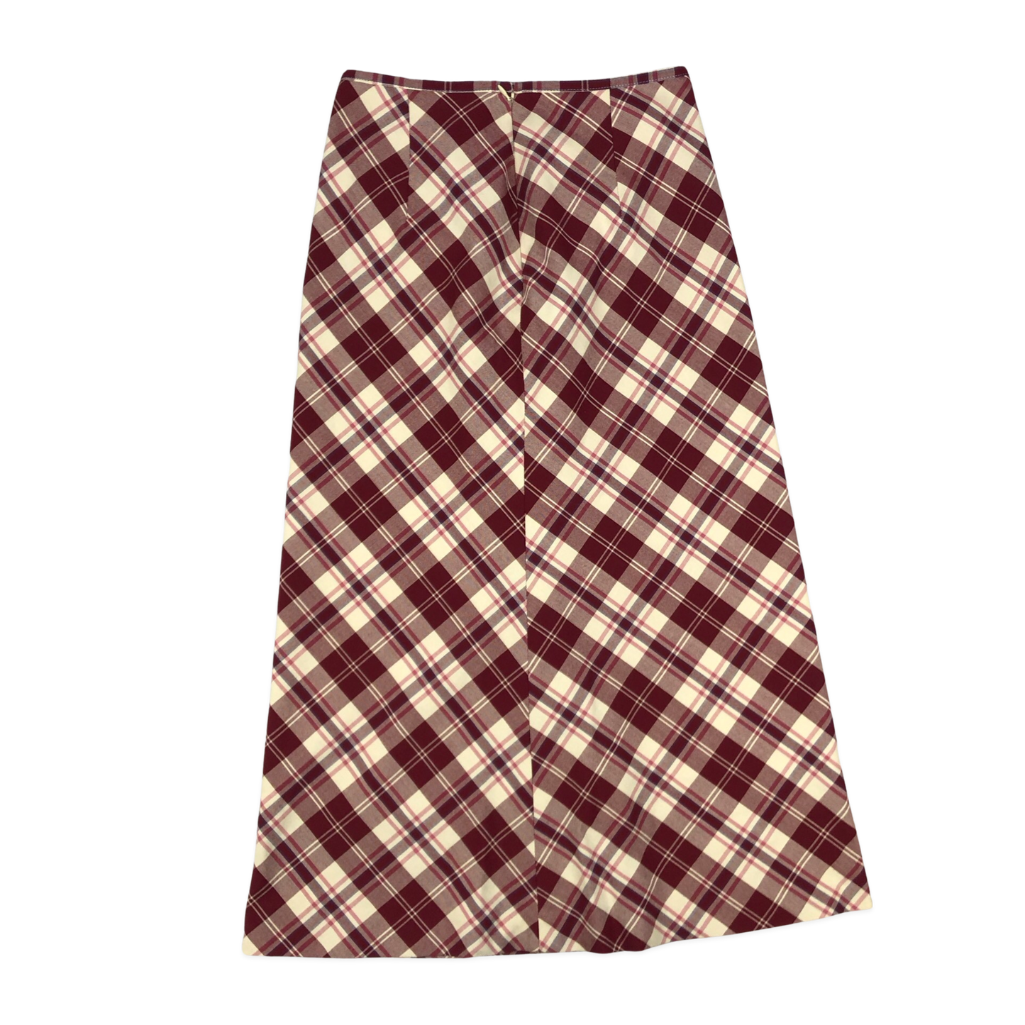 Vintage Red and White Plaid Pencil Skirt 8
