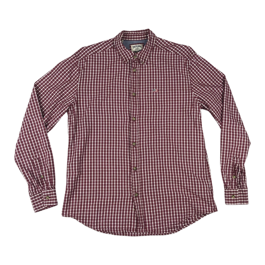Vintage Wrangler Red and White Plaid Shirt M