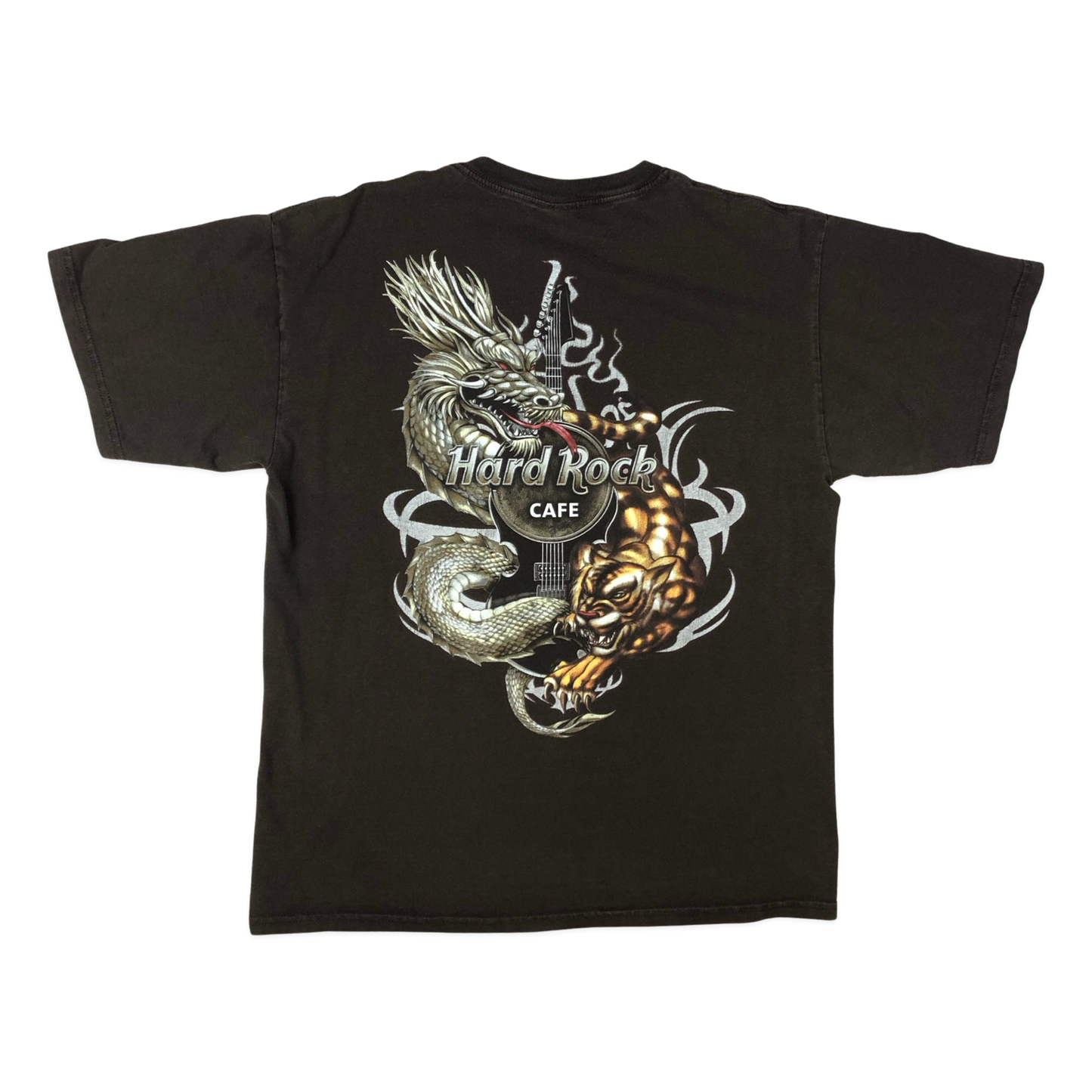 Vintage Brown Hard Rock Café Miami Tee M