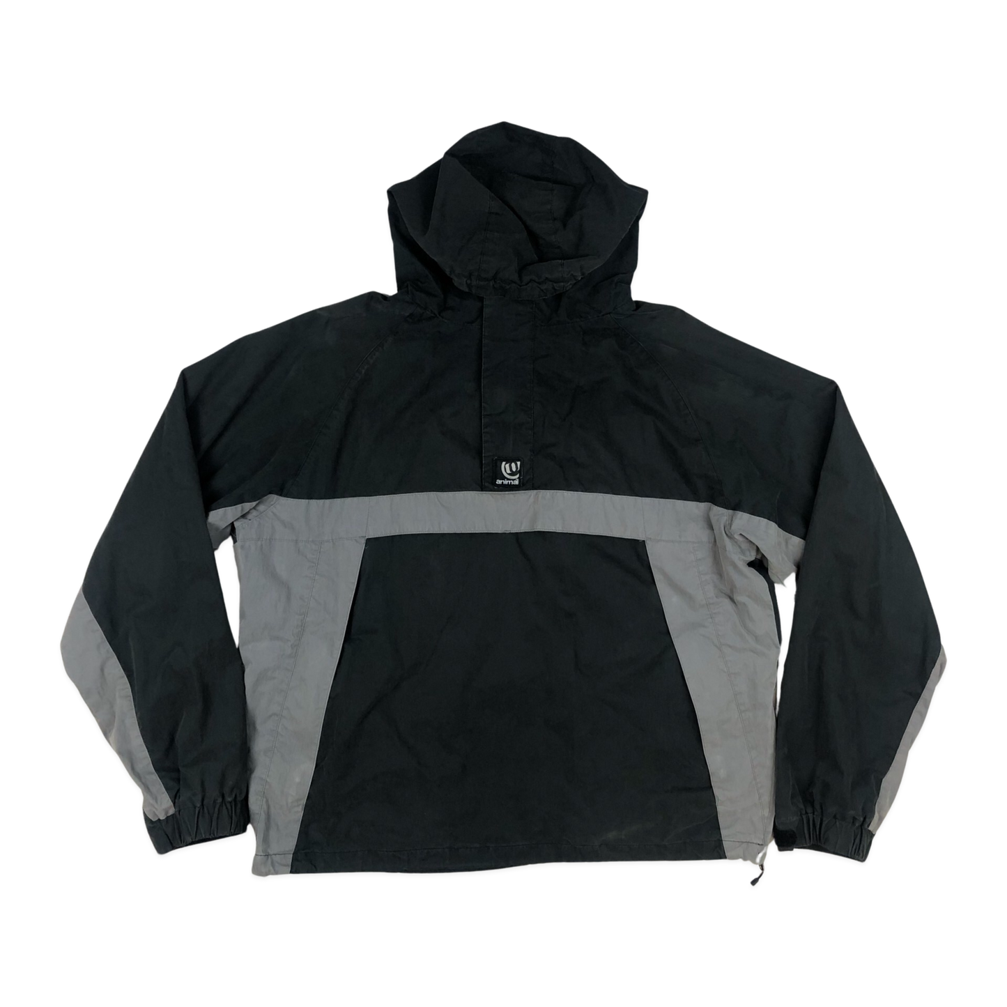 Vintage Animal Black and Grey Anorak XXL