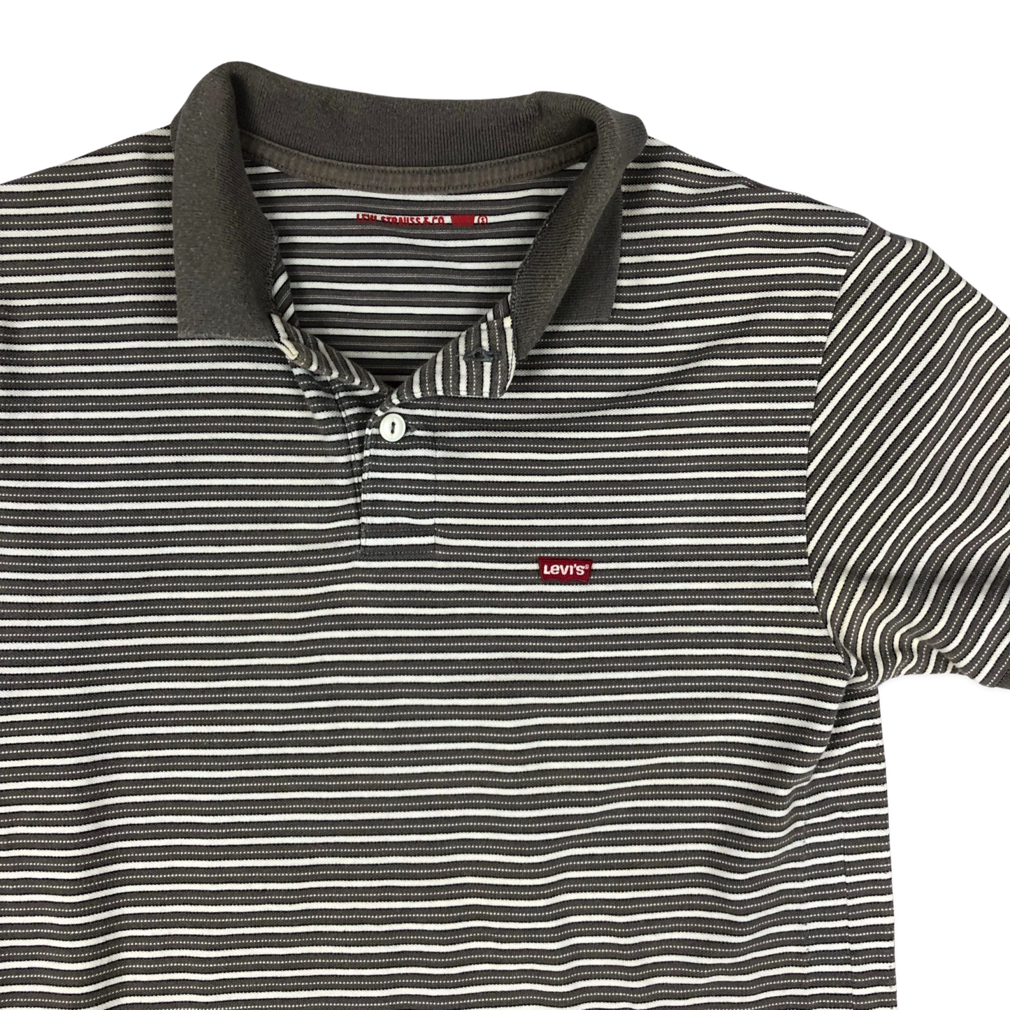 Vintage Levi's Striped Polo Shirt S