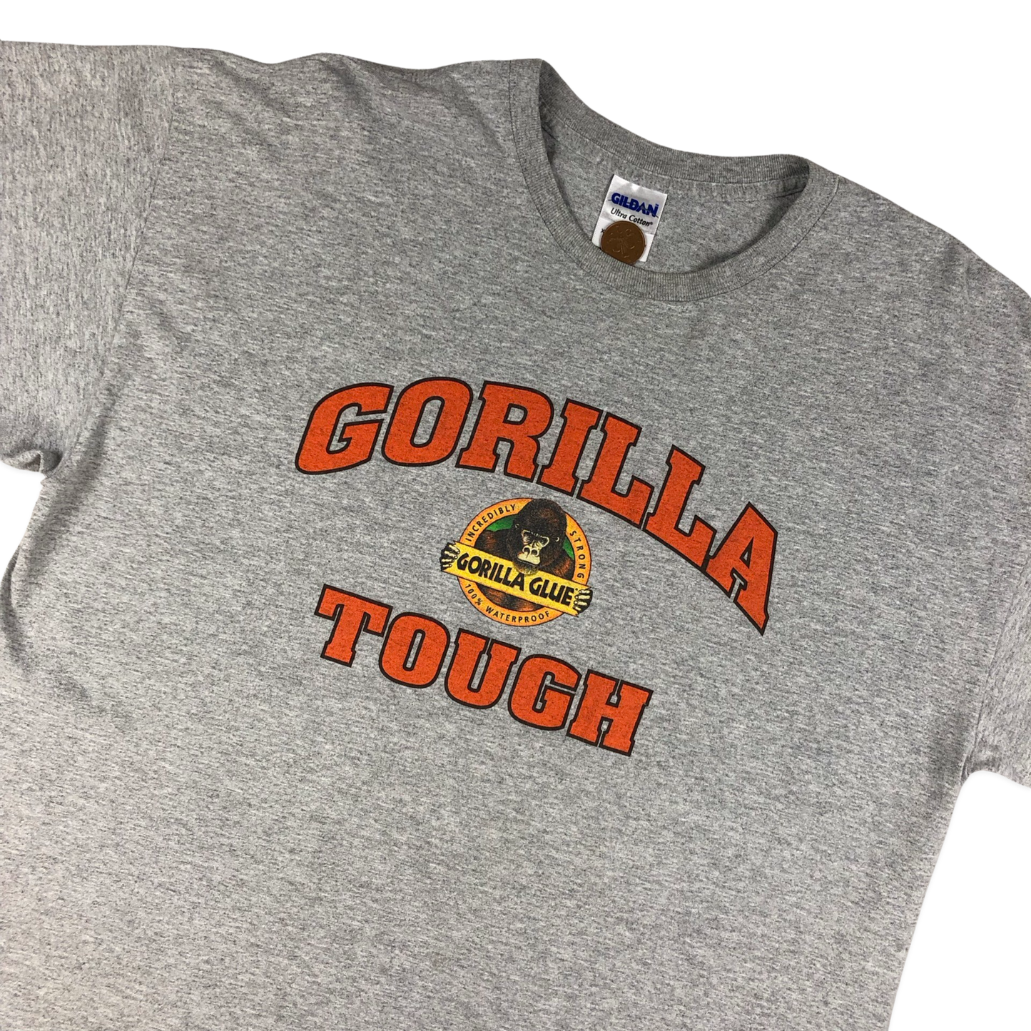 Vintage 00s Gorilla Glue Grey Tee XL
