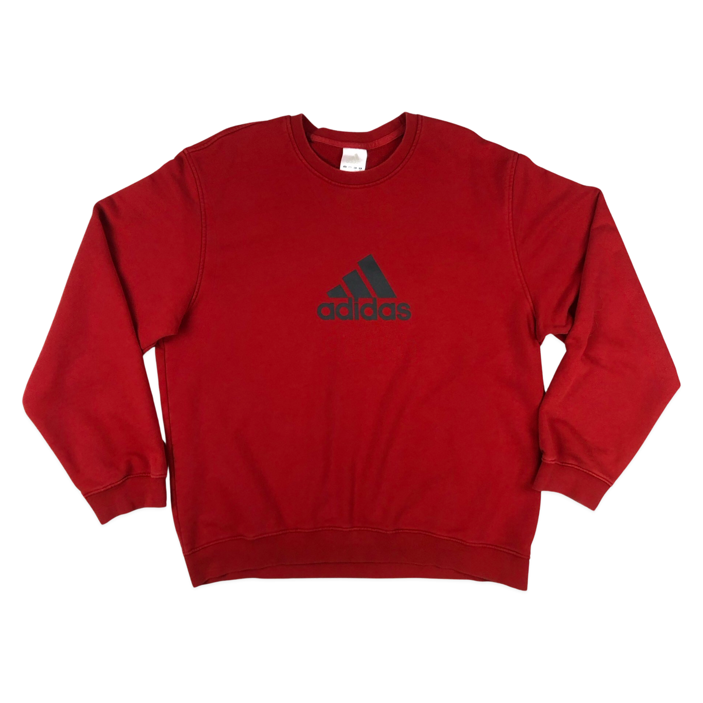 Vintage 00s Adidas Red Logo Print Sweatshirt XXL