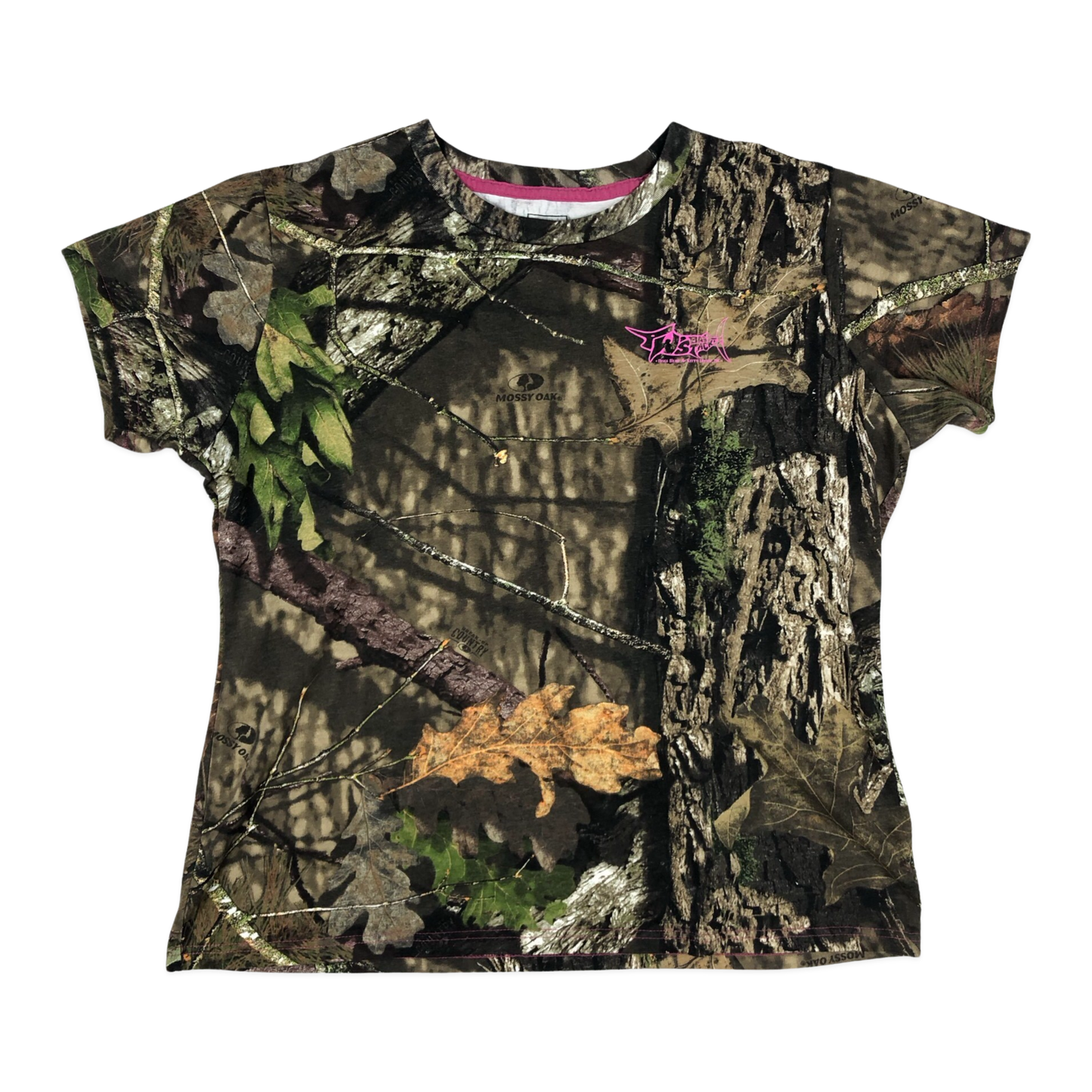 Vintage Hunting Camo Graphic Print Tee L