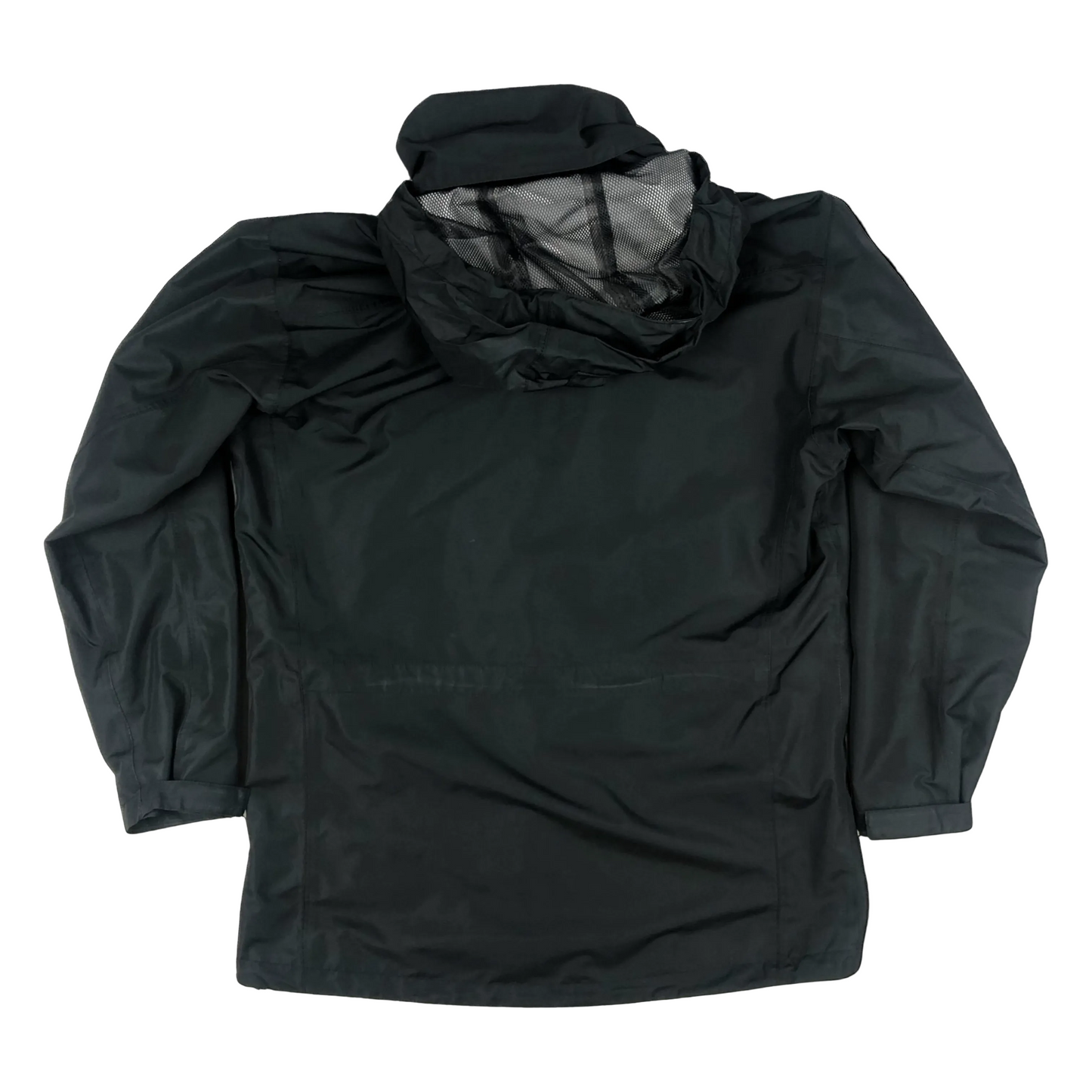 Vintage Y2K Helly Hansen Black Raincoat Outdoor Utility Jacket Extra Large