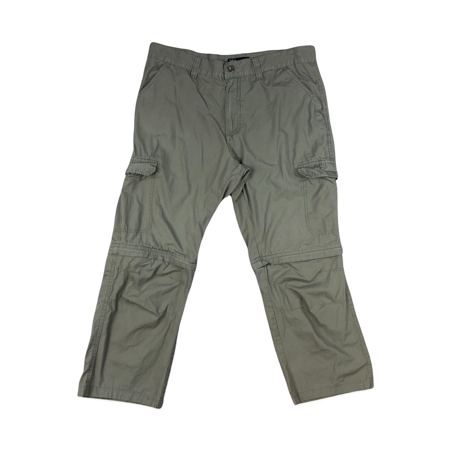 Vintage Beige Zip-off Cargo Trousers 36/26