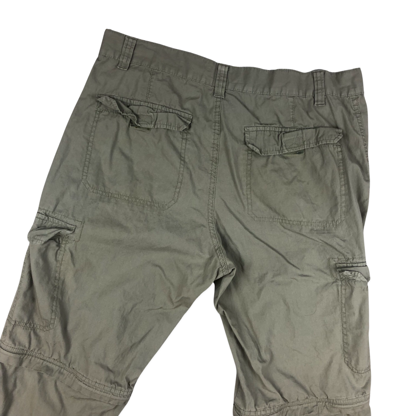 Vintage Beige Zip-off Cargo Trousers 36/26