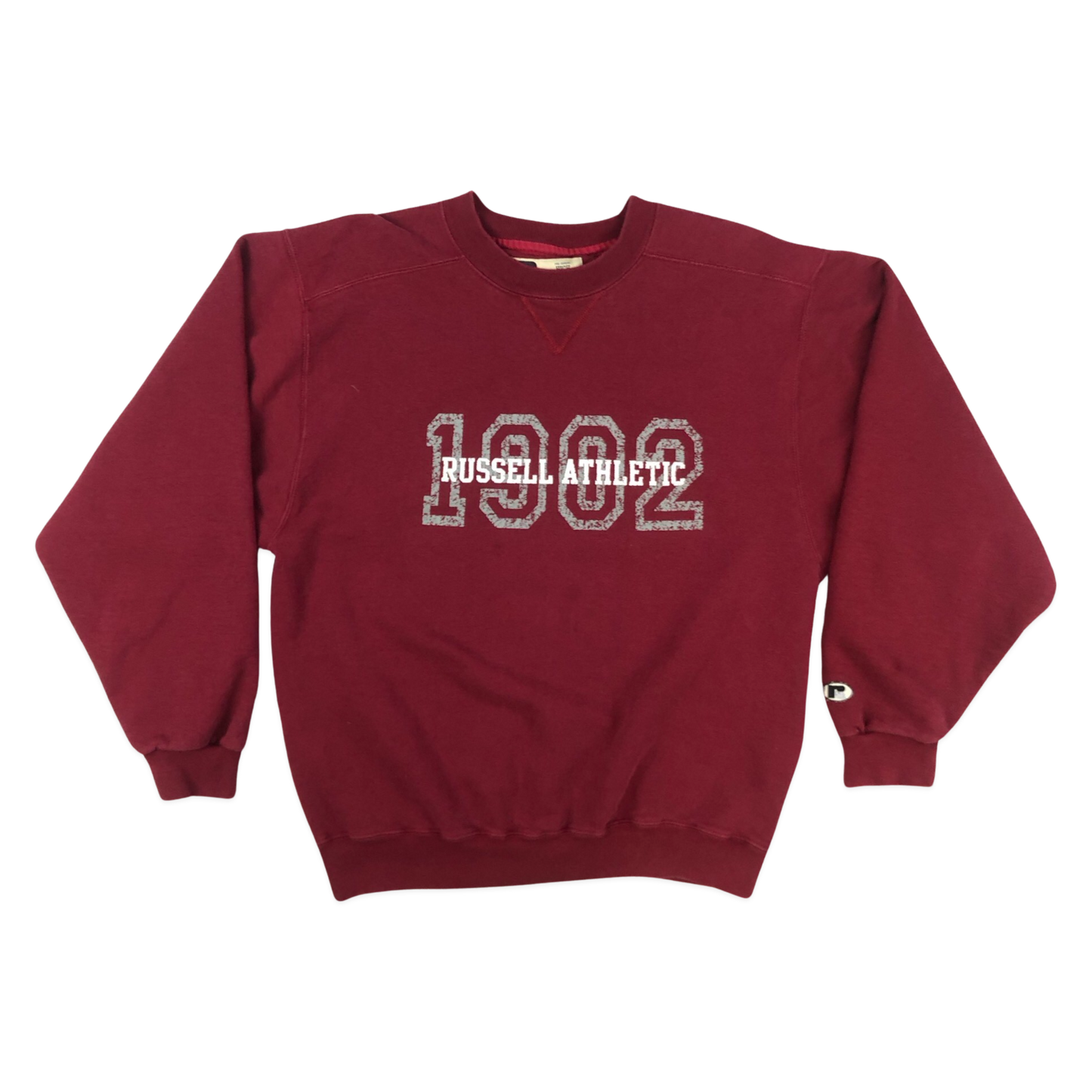 Vintage Russell Athletic "1902" Red Sweatshirt L