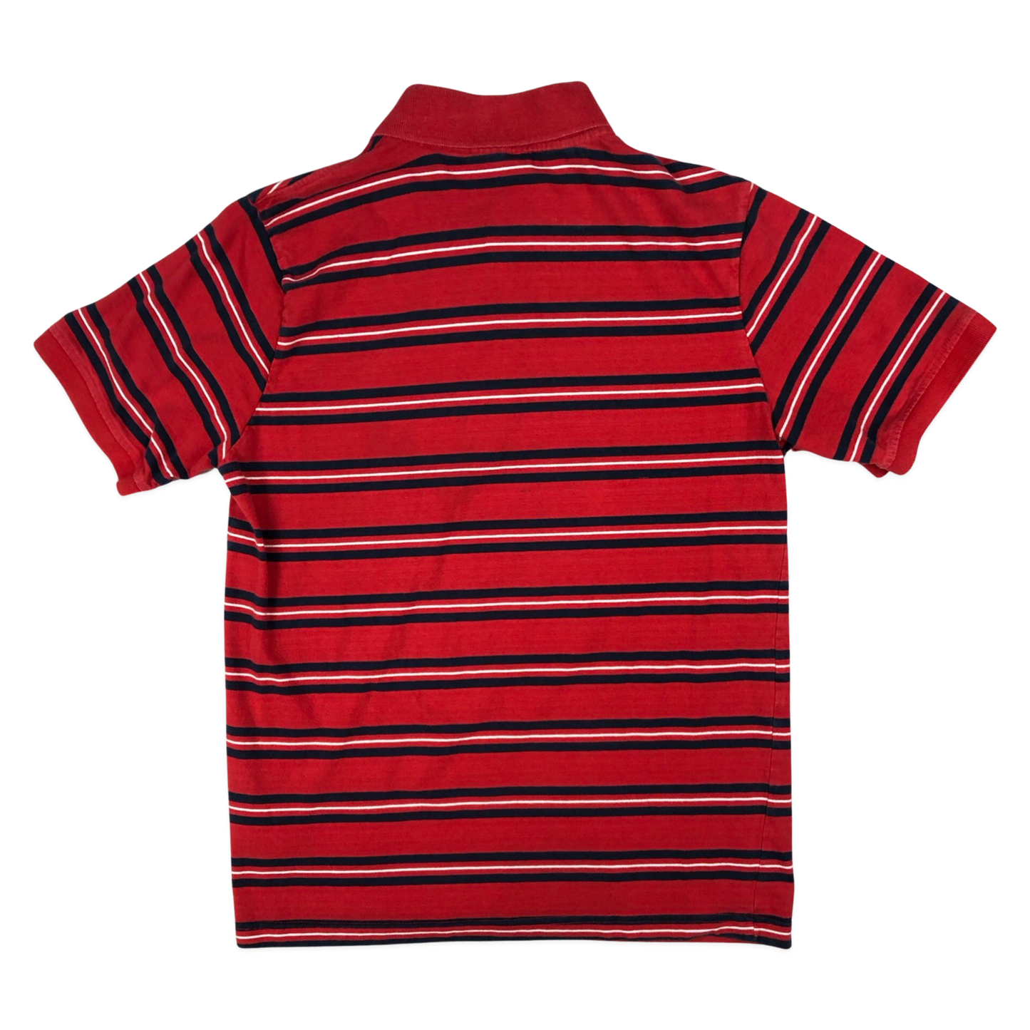 Vintage Kappa Striped Red and Navy Polo Shirt