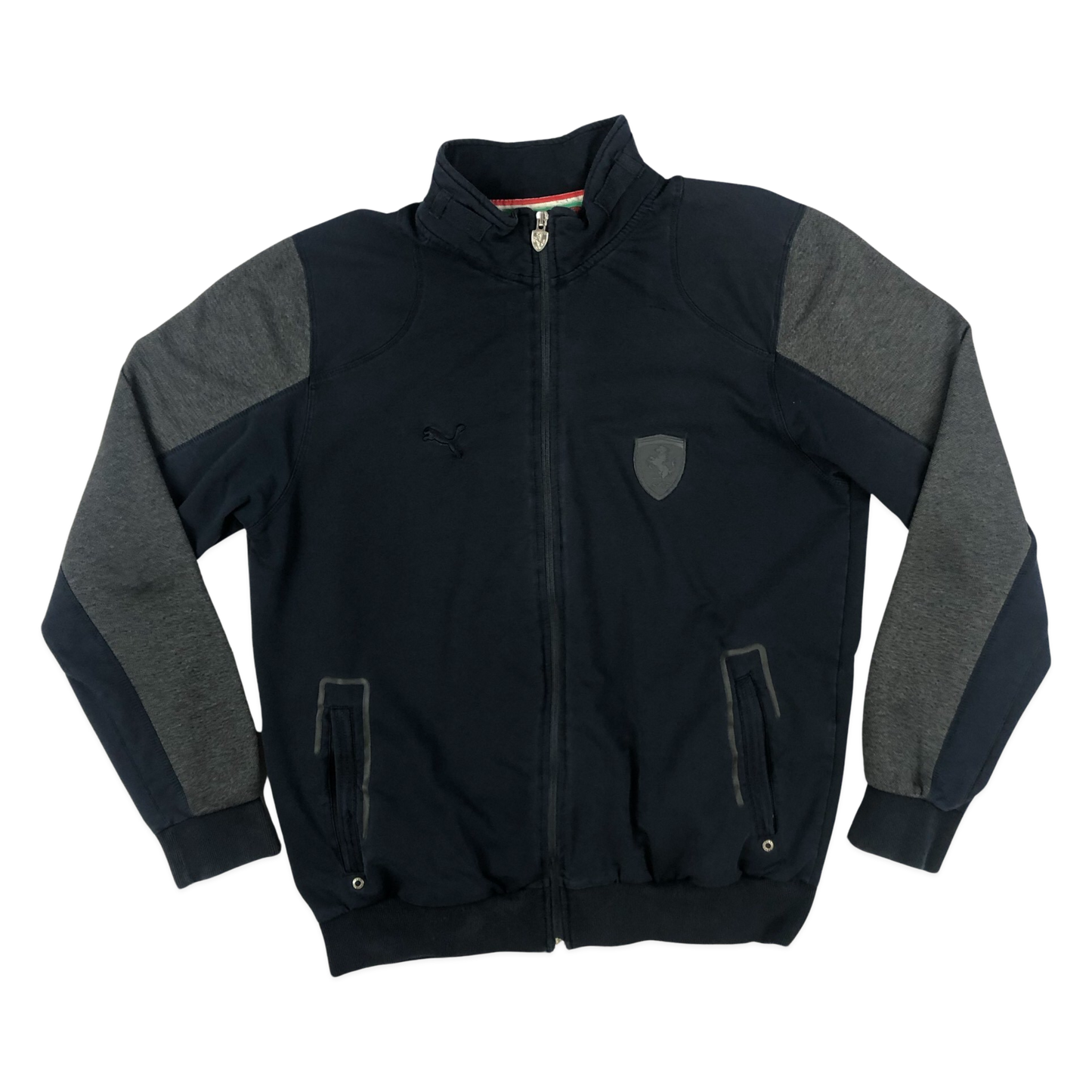 Vintage Puma Ferrari Black Zip-up Track Jacket L
