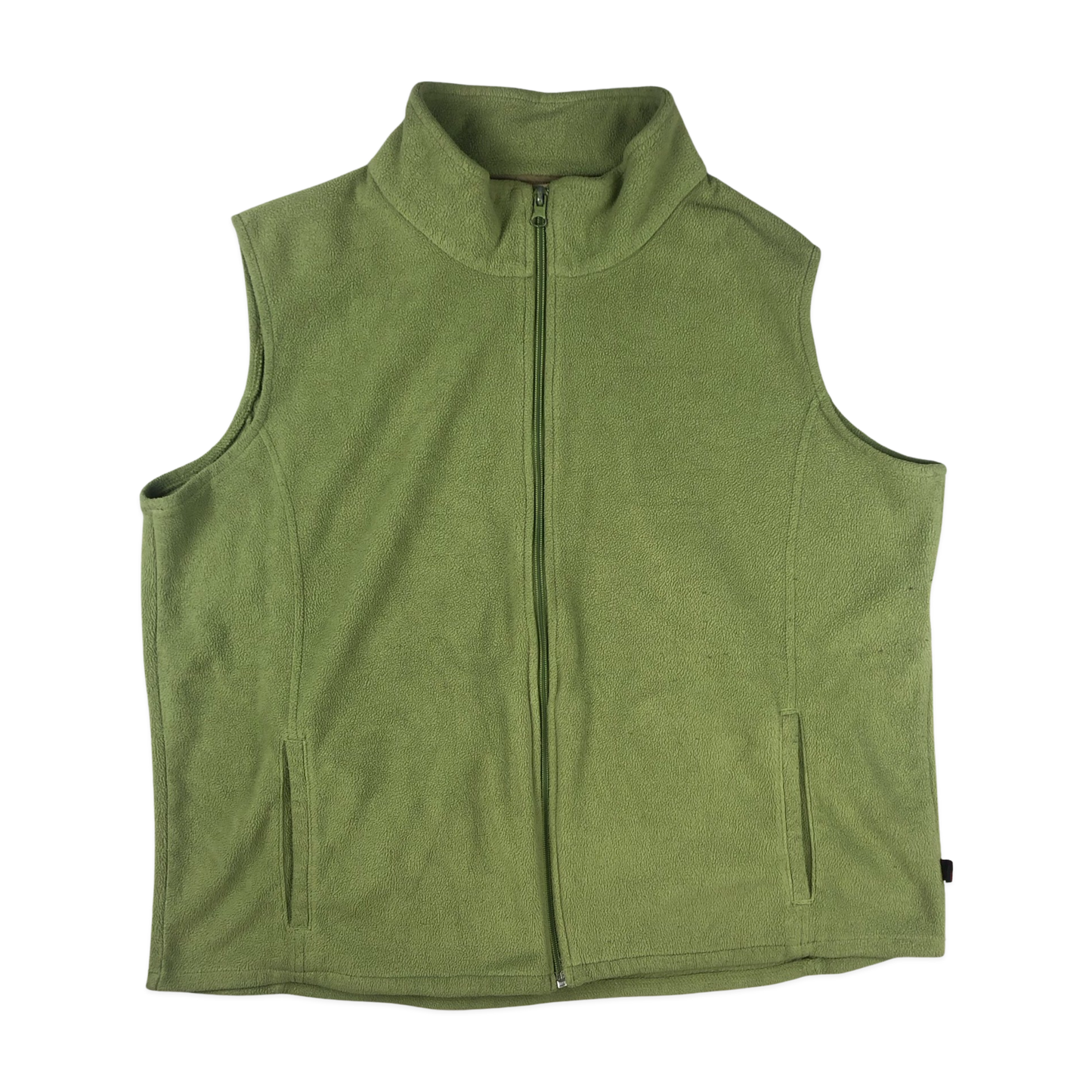 Vintage Woolrich Ladies Green Fleece Gilet 18