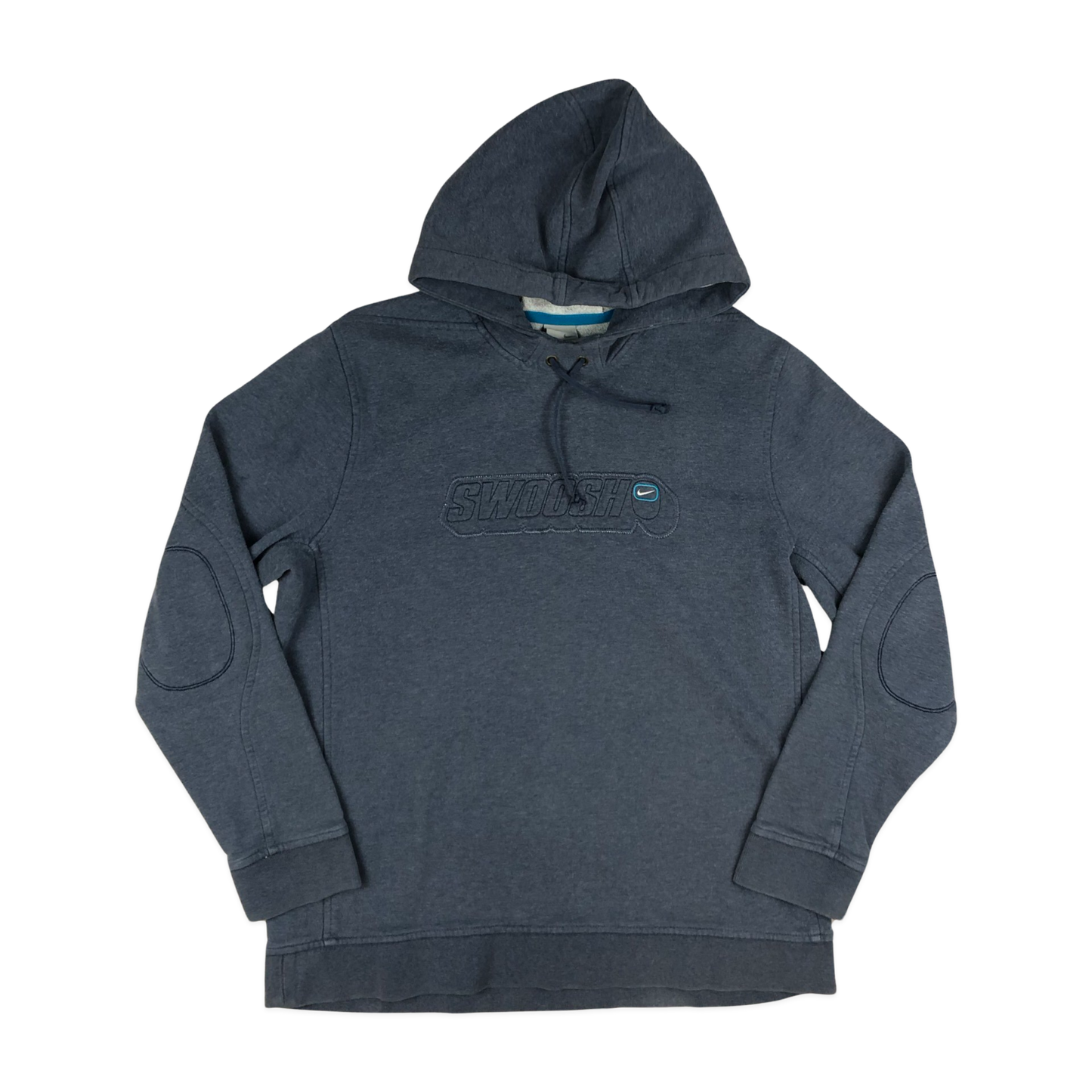 Vintage Y2K Nike Blue "Swoosh" Hoodie L