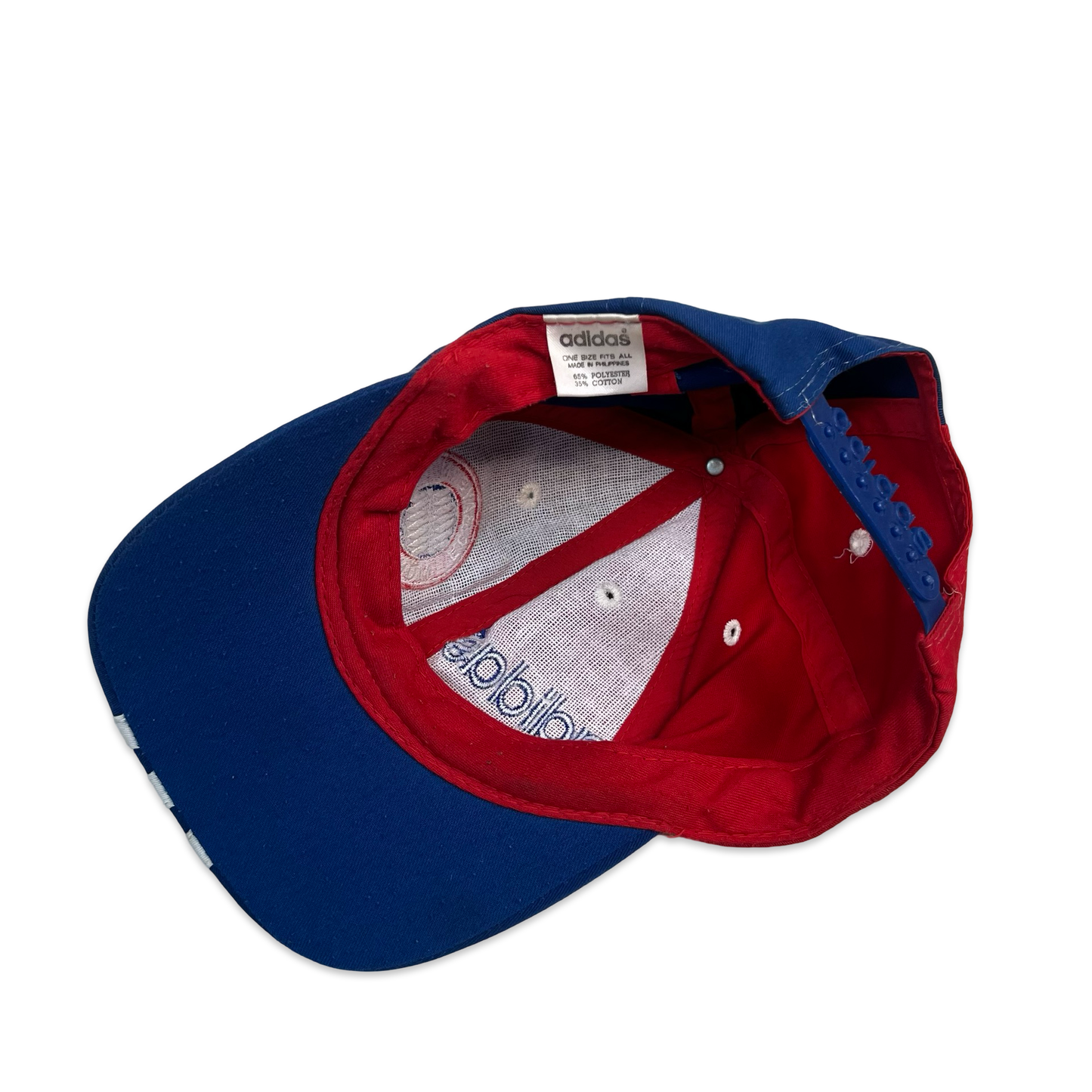 Vintage 90s Adidas Bayern Munich Blue & Red Baseball Cap