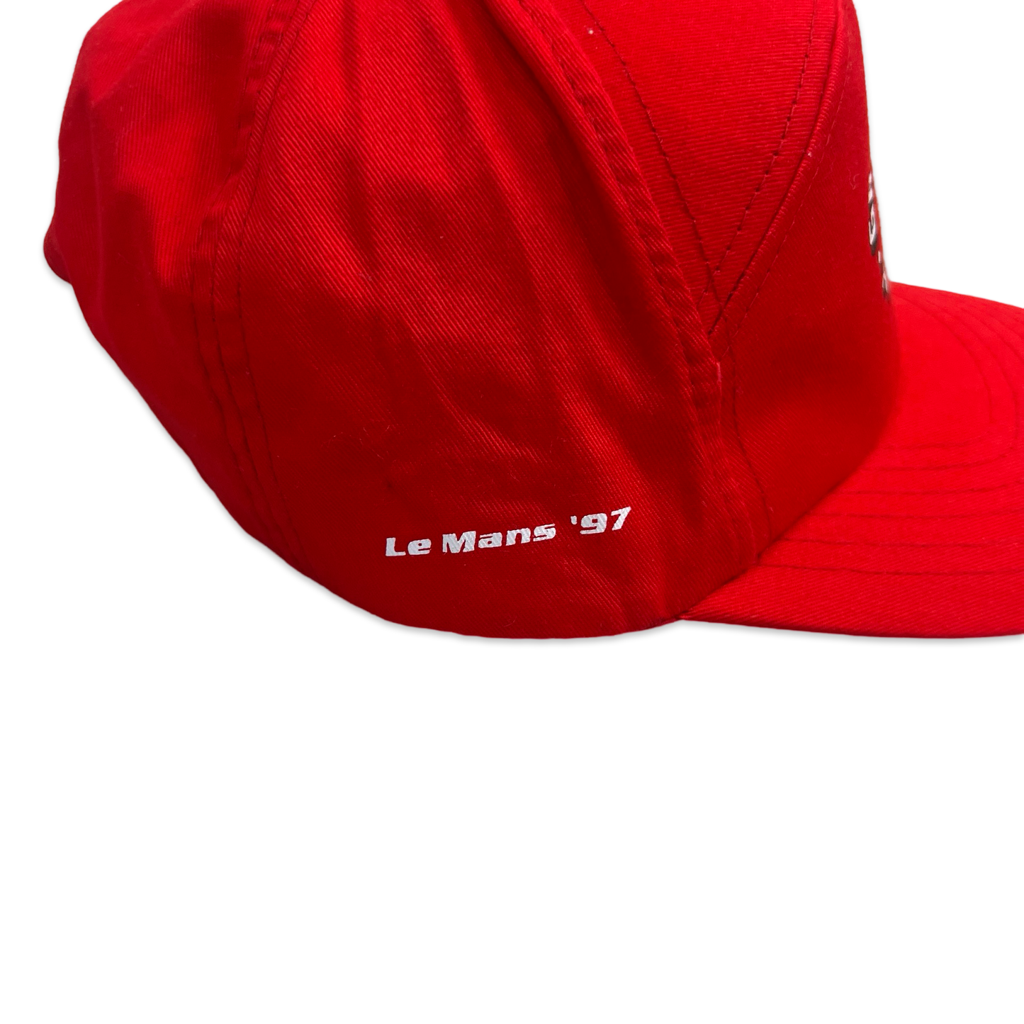 Vintage 90s Grand Prix Red Trucker Cap