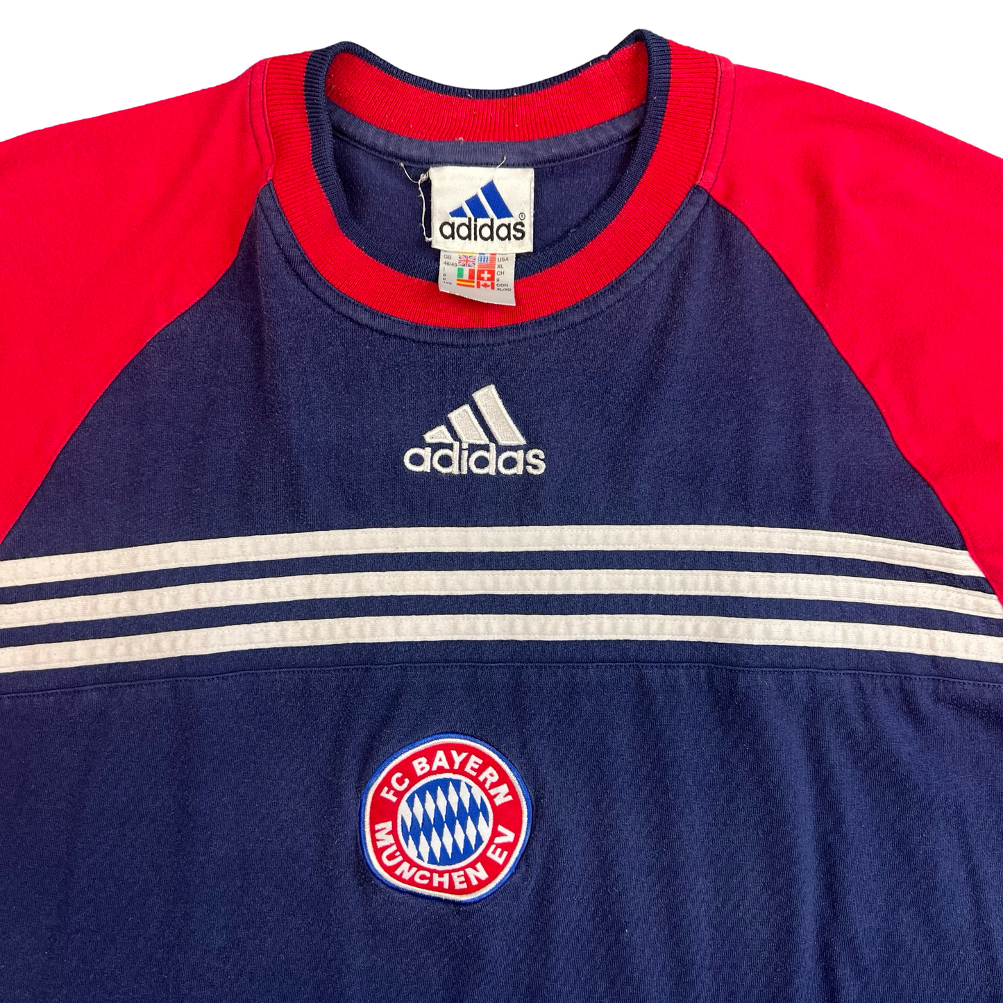 90s Adidas Bayern Munich Football Team T-shirt XL