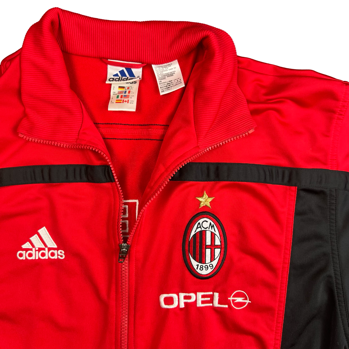00's Adidas Milan Red Track Jacket XL
