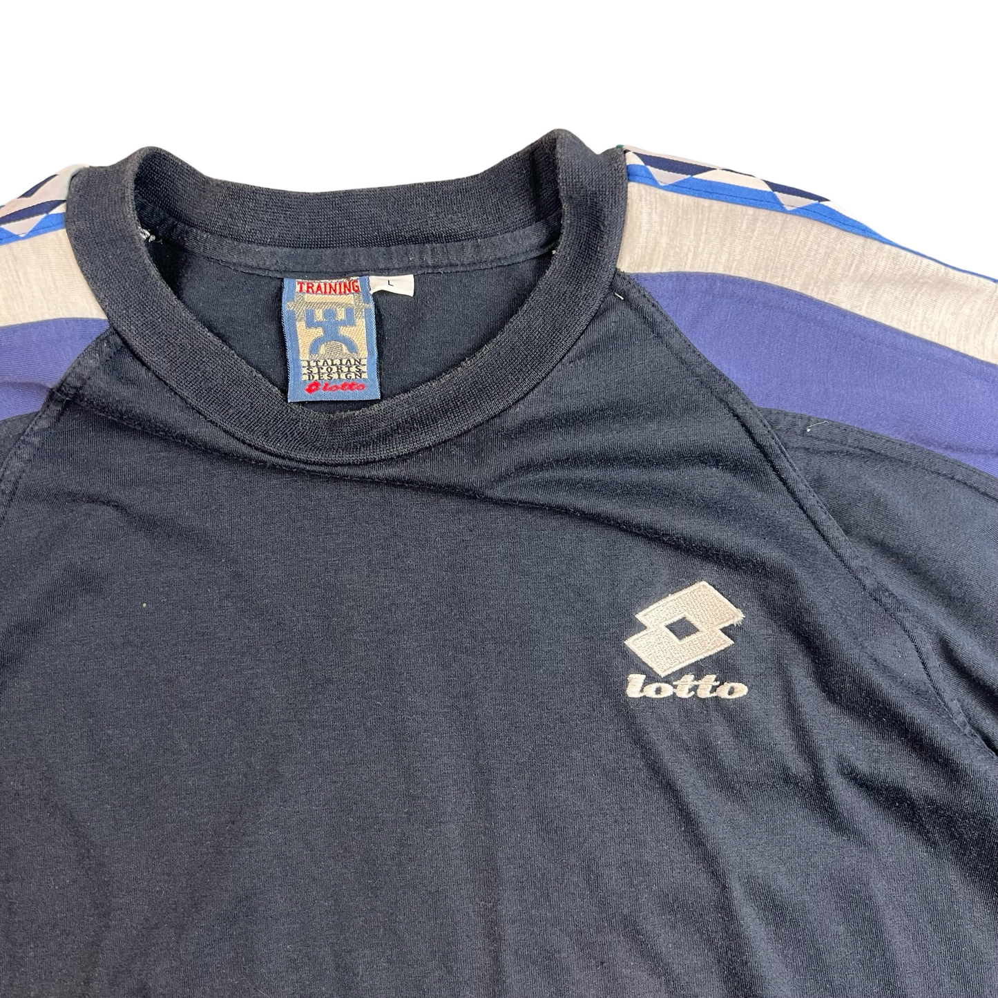 90's Lotto Navy Sports Tee L