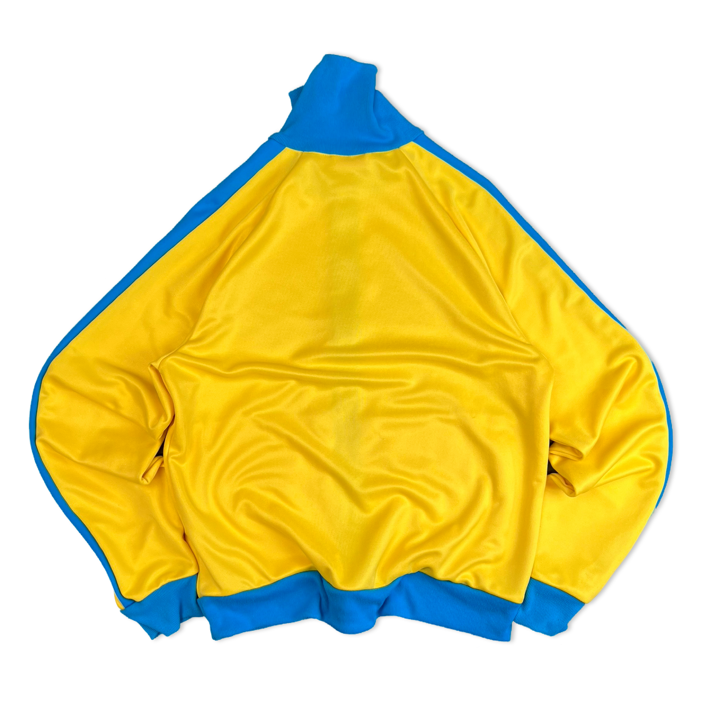Puma PELE RARE Yellow Blue Football Track Jacket L