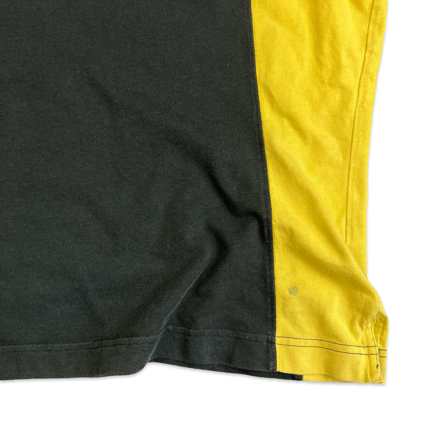 Y2K Nike Black & Yellow Sleeveless Zip Polo Shirt 14