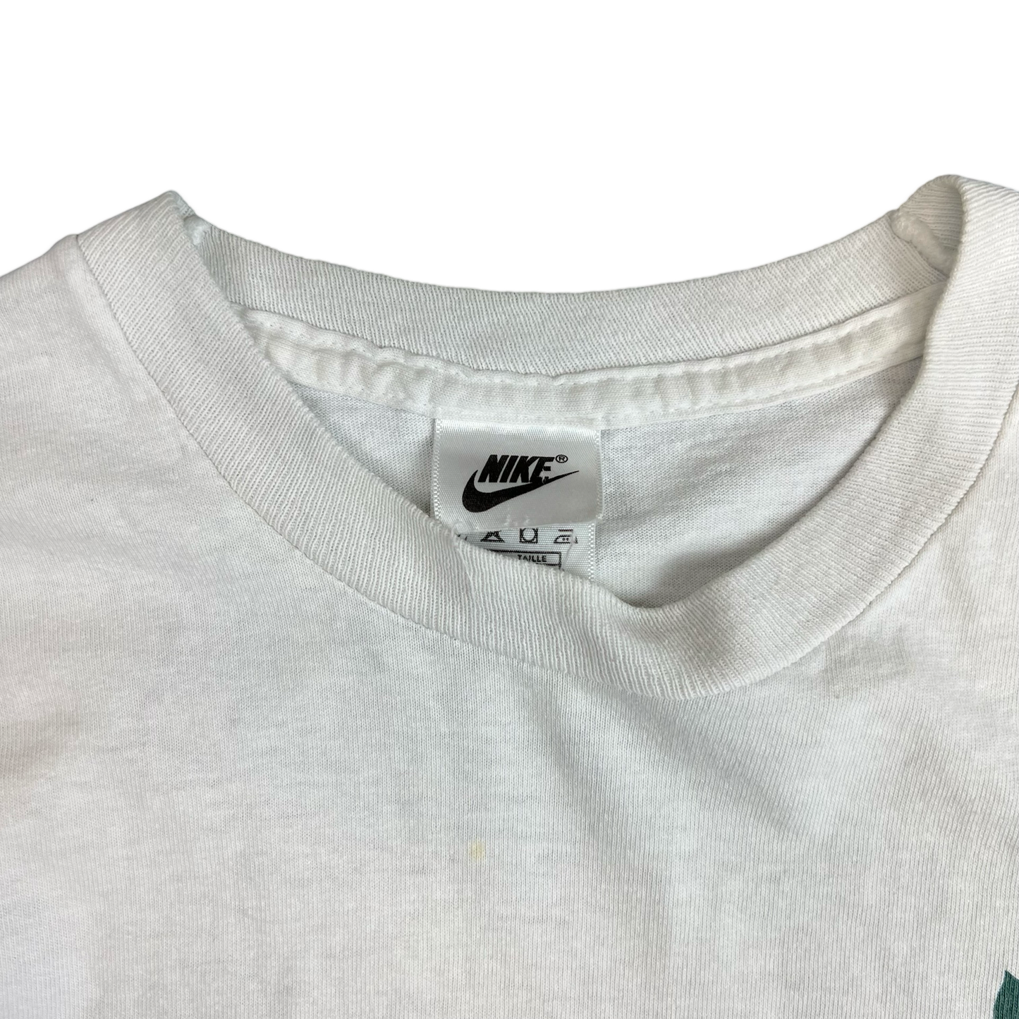 Vintage 90s Nike White Tennis Graphic Print Tee XL