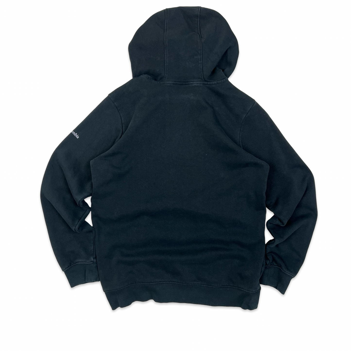 Columbia Black Spell Out Hoodie M
