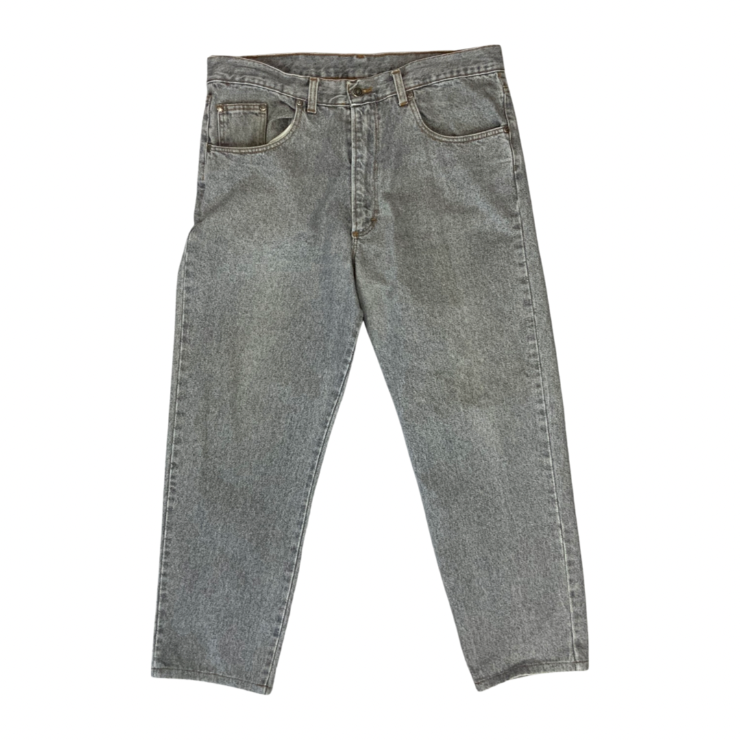 Vintage 90s Union Blues Trail High Waisted Jeans Grey 20